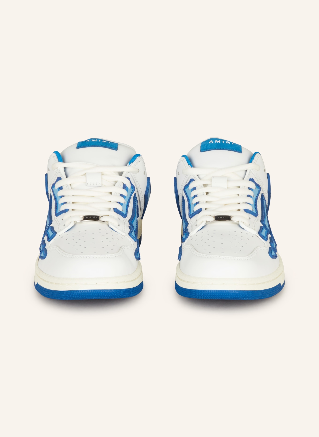 AMIRI Sneakers CHUNKY SKELTOP, Color: WHITE/ BLUE (Image 3)