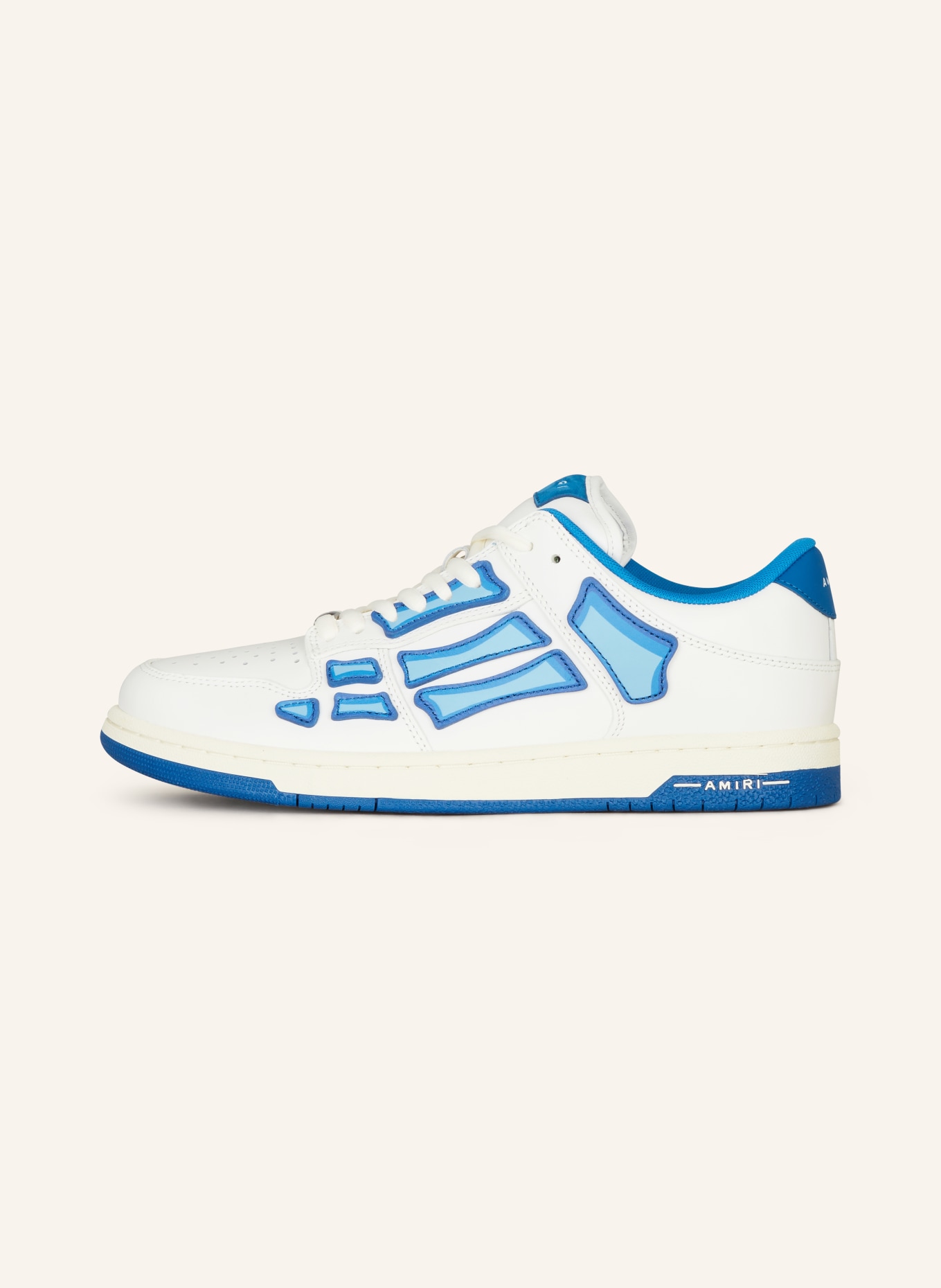 AMIRI Sneaker CHUNKY SKELTOP, Farbe: WEISS/ BLAU (Bild 4)