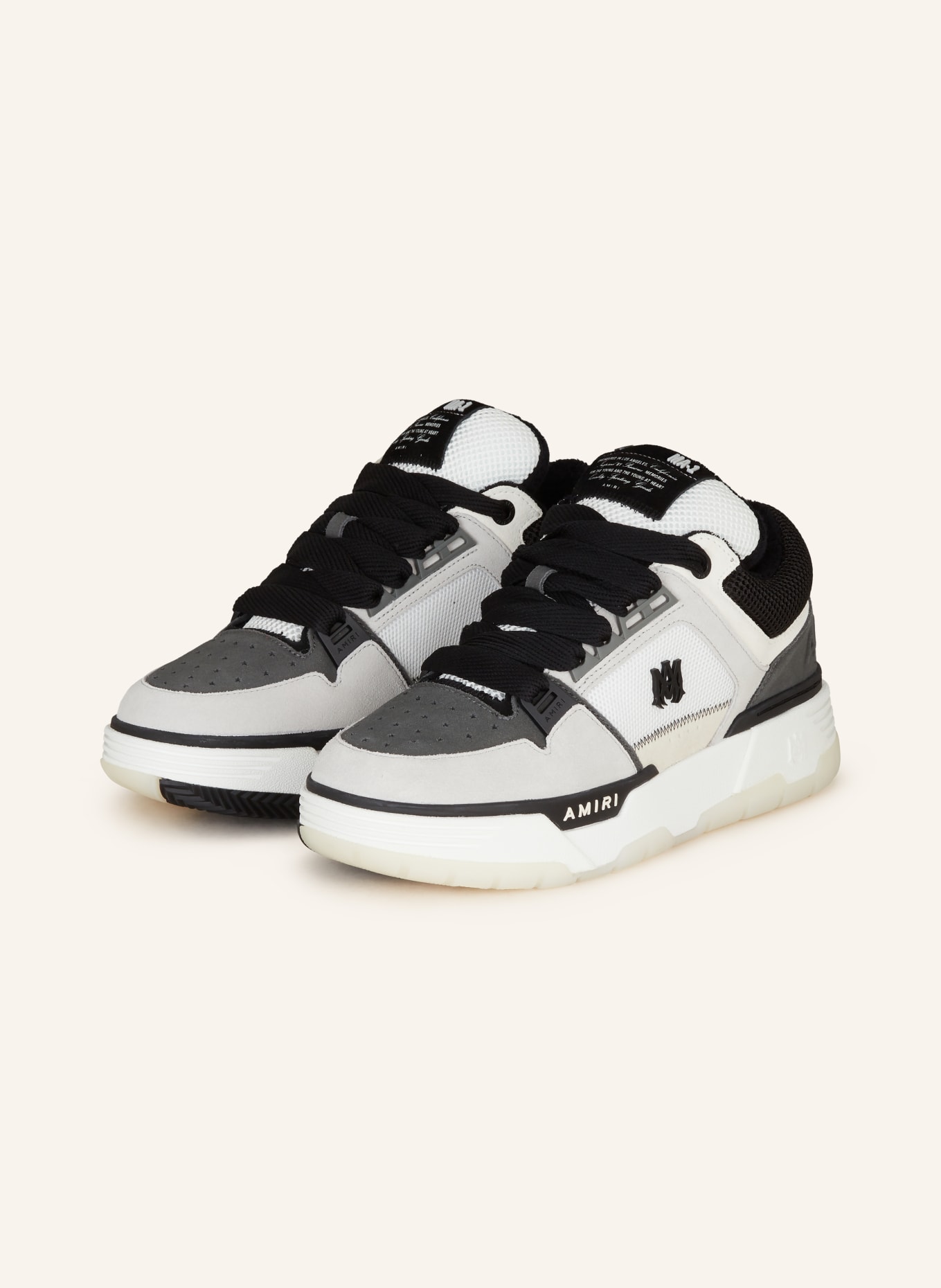 AMIRI Sneaker MA 1, Farbe: SCHWARZ/ HELLGRAU (Bild 1)