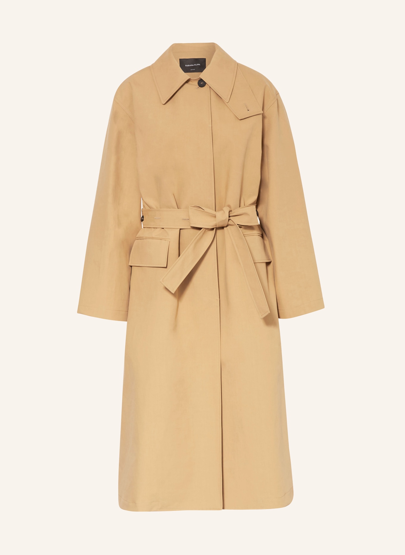 FABIANA FILIPPI Trench coat, Color: BEIGE (Image 1)