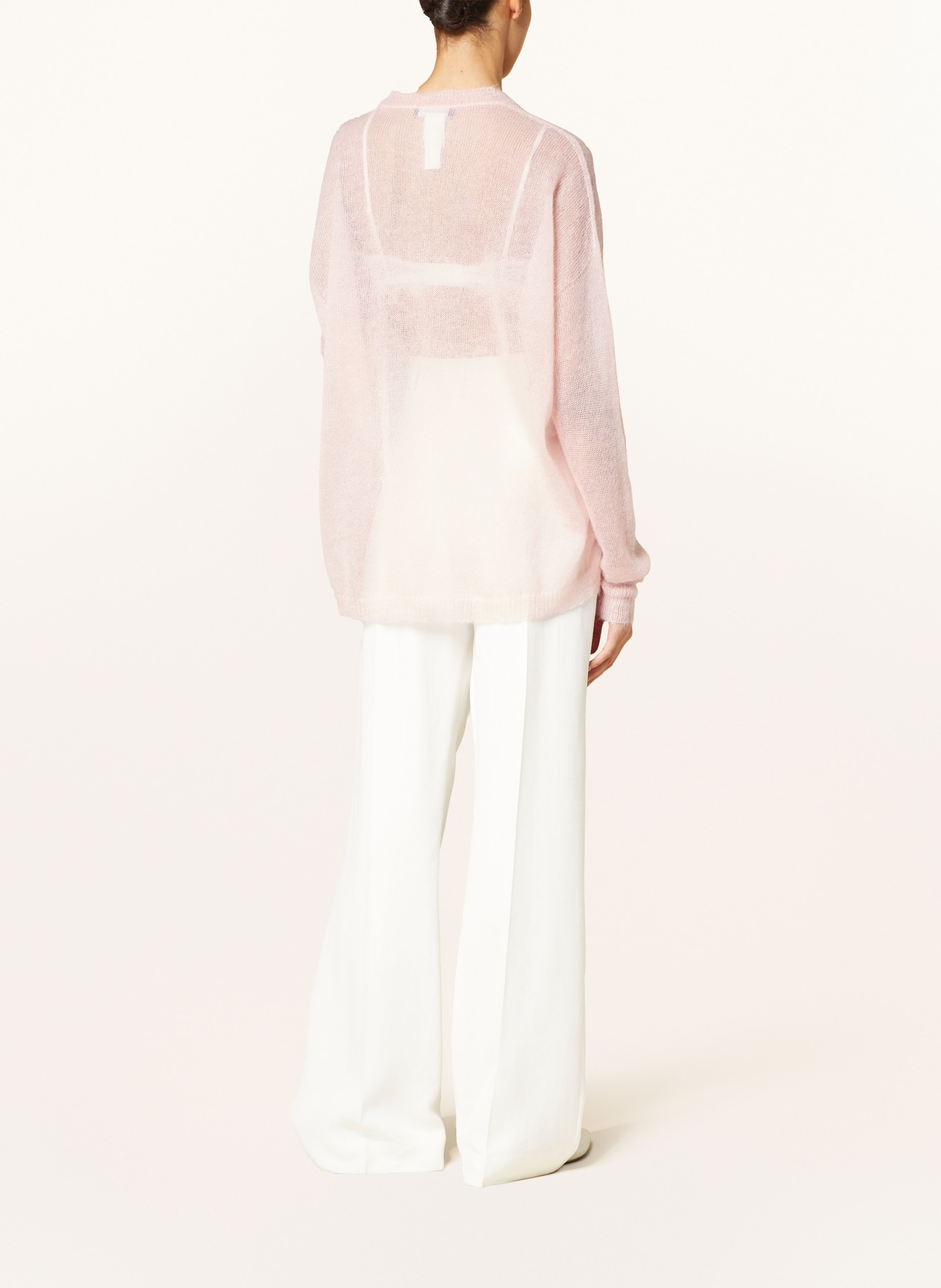 FABIANA FILIPPI Sweater with mohair, Color: LIGHT PINK (Image 3)