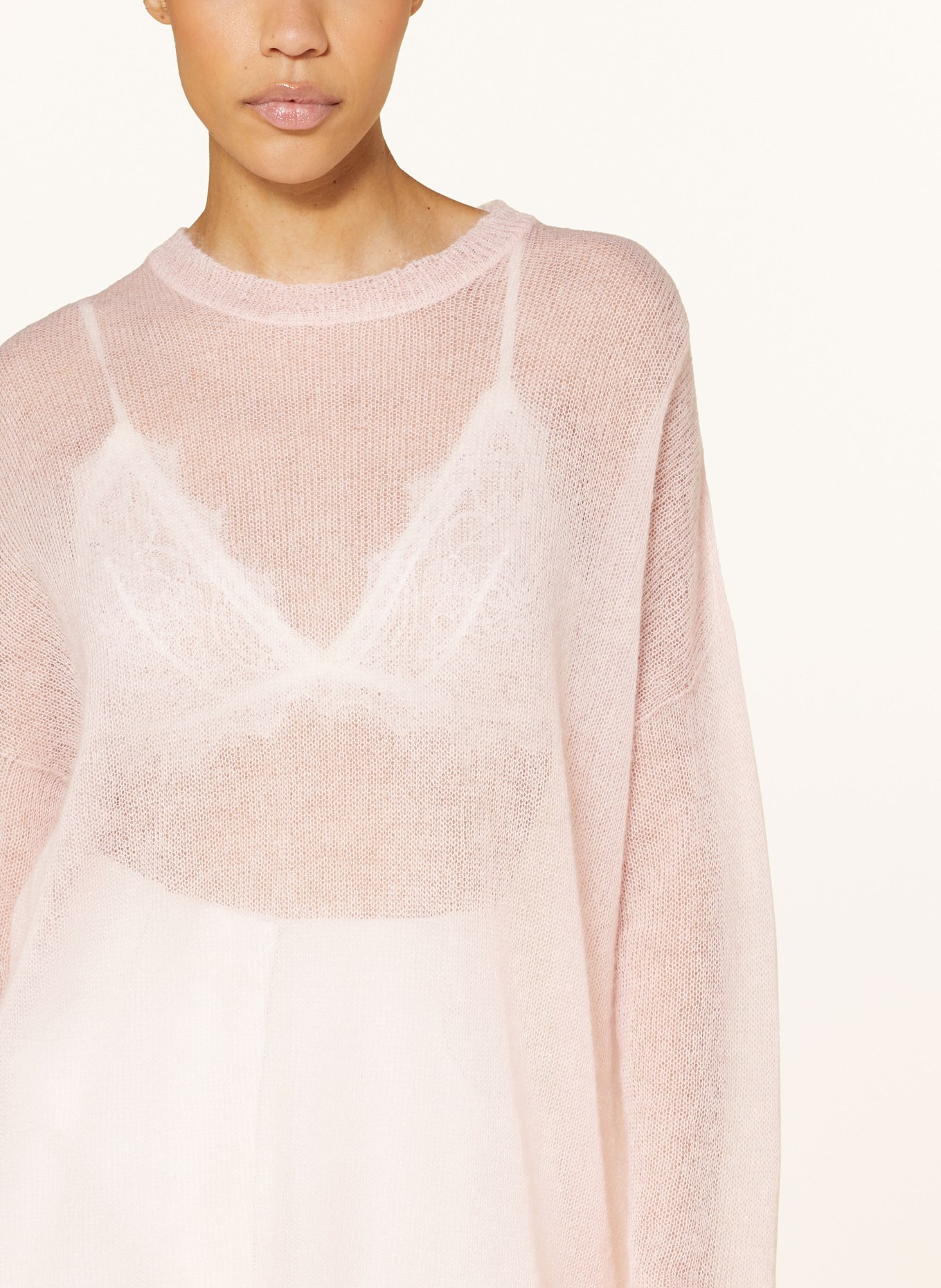 FABIANA FILIPPI Sweater with mohair, Color: LIGHT PINK (Image 4)