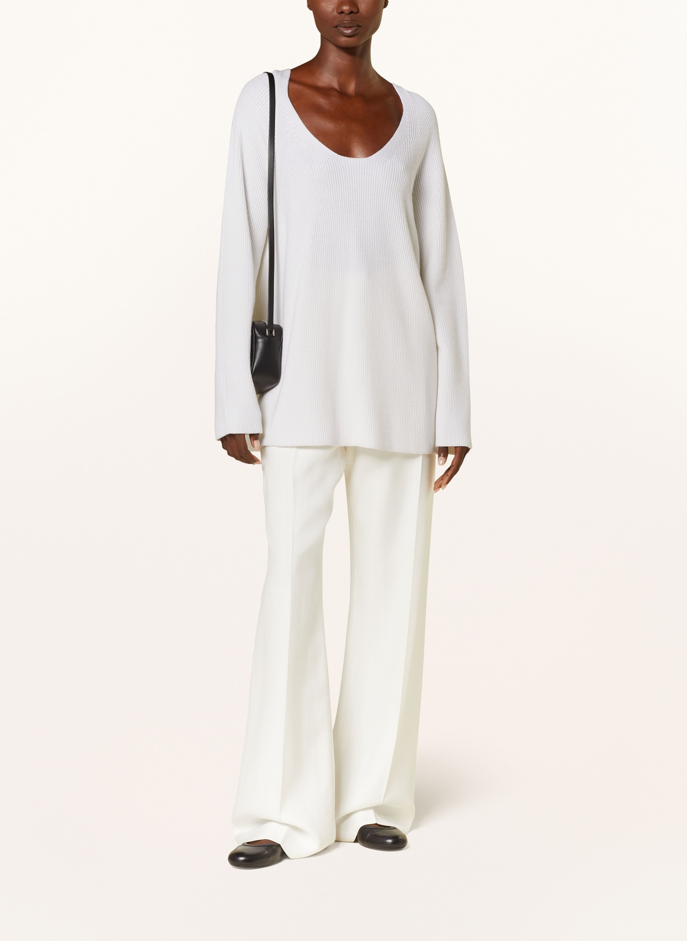 FABIANA FILIPPI Oversized-Pullover, Farbe: WEISS (Bild 2)