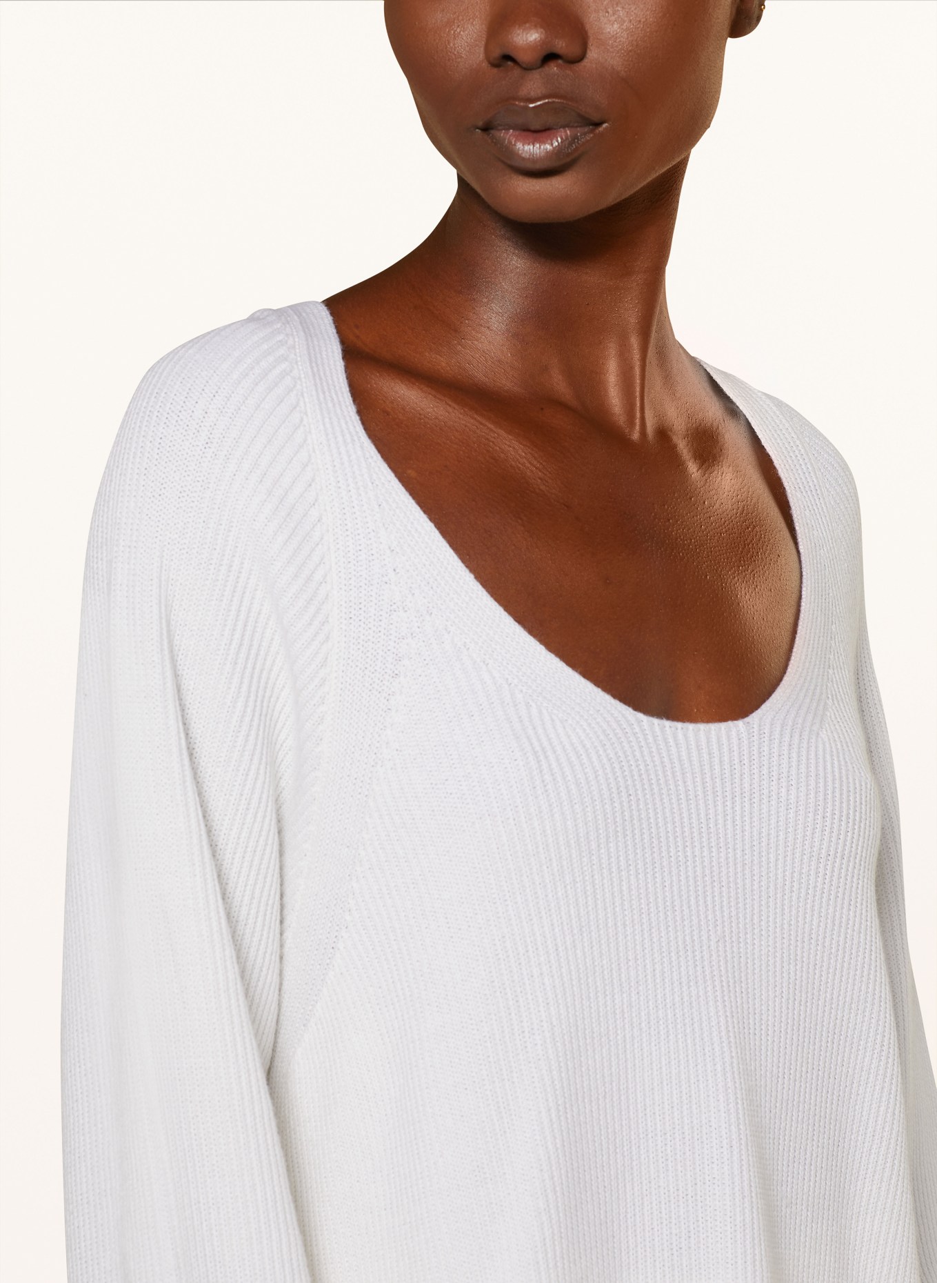 FABIANA FILIPPI Oversized-Pullover, Farbe: WEISS (Bild 4)