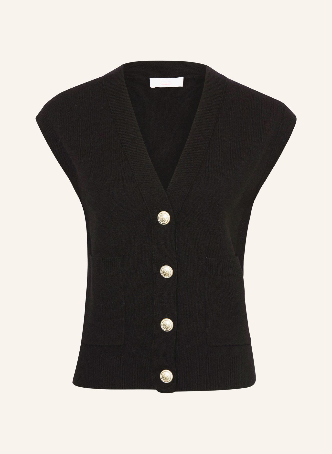 CINQUE Knit vest CILONO, Color: BLACK (Image 1)