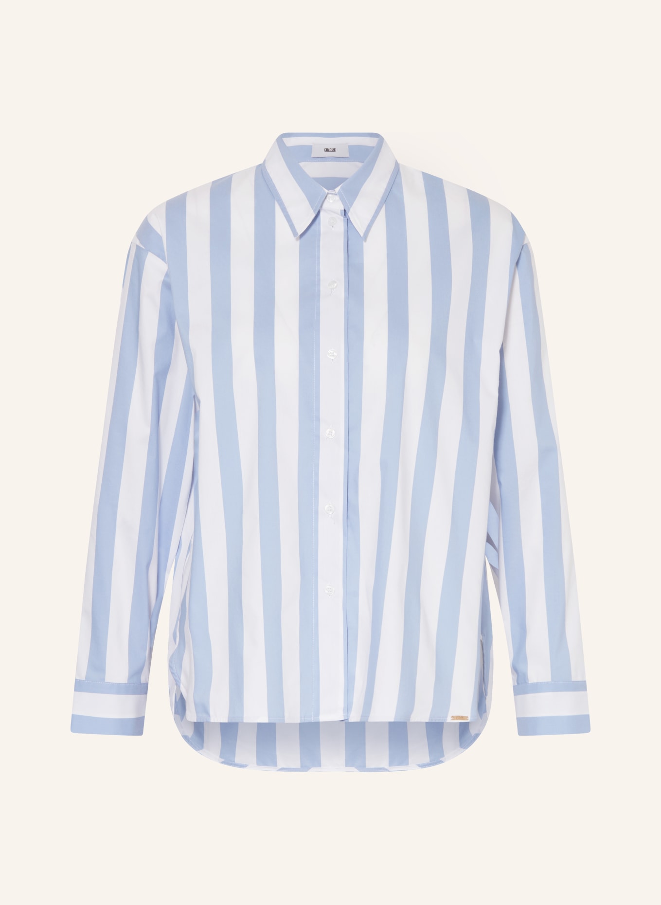 CINQUE Shirt blouse CITARINA, Color: BLUE/ WHITE (Image 1)