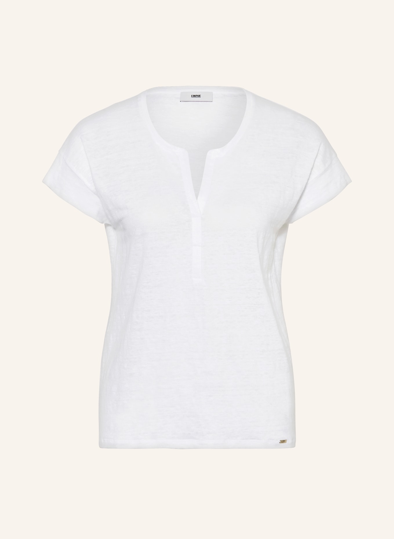 CINQUE Linen shirt CITICKA, Color: WHITE (Image 1)