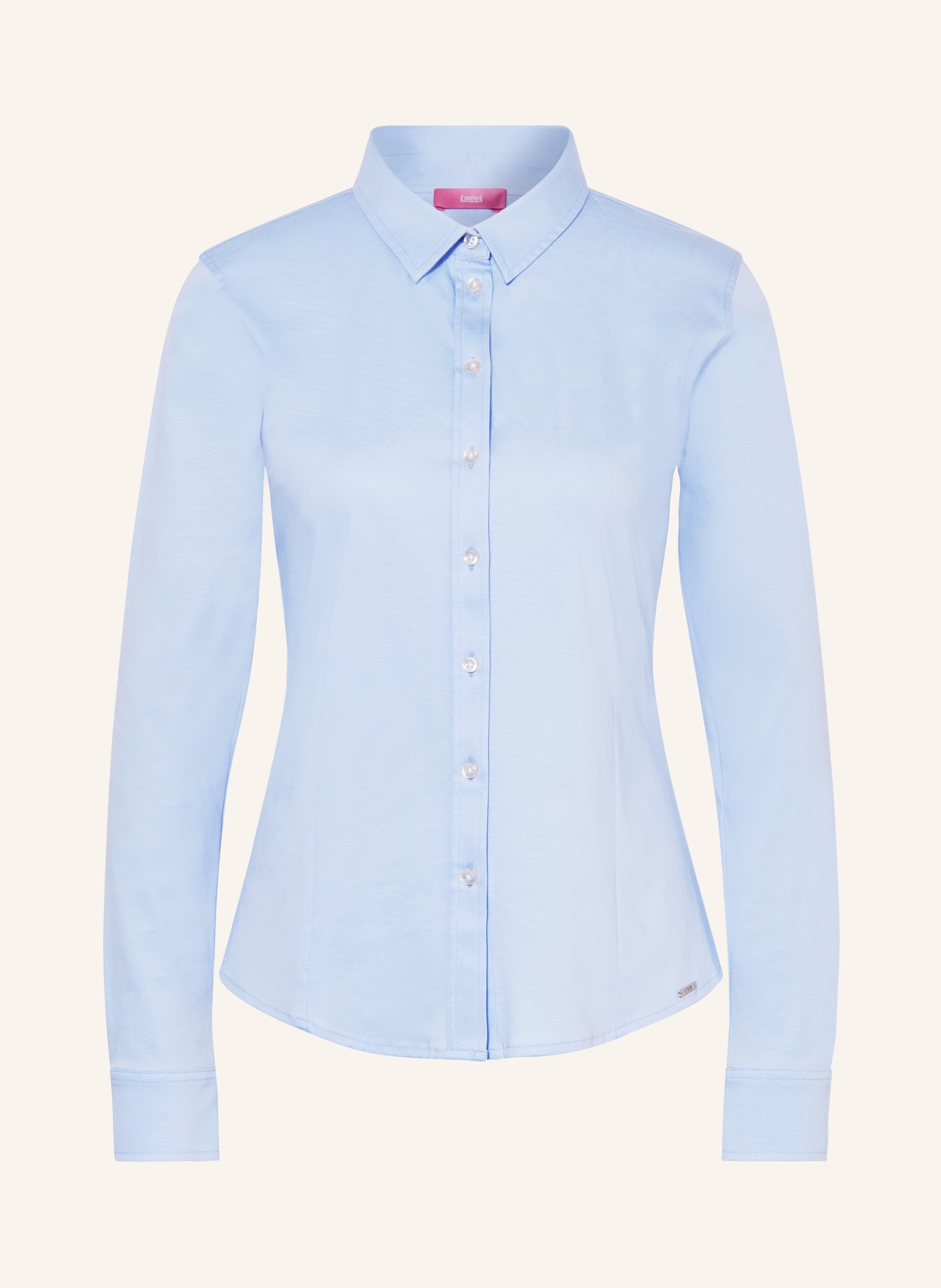 CINQUE Shirt blouse CISARY in jersey, Color: LIGHT BLUE (Image 1)