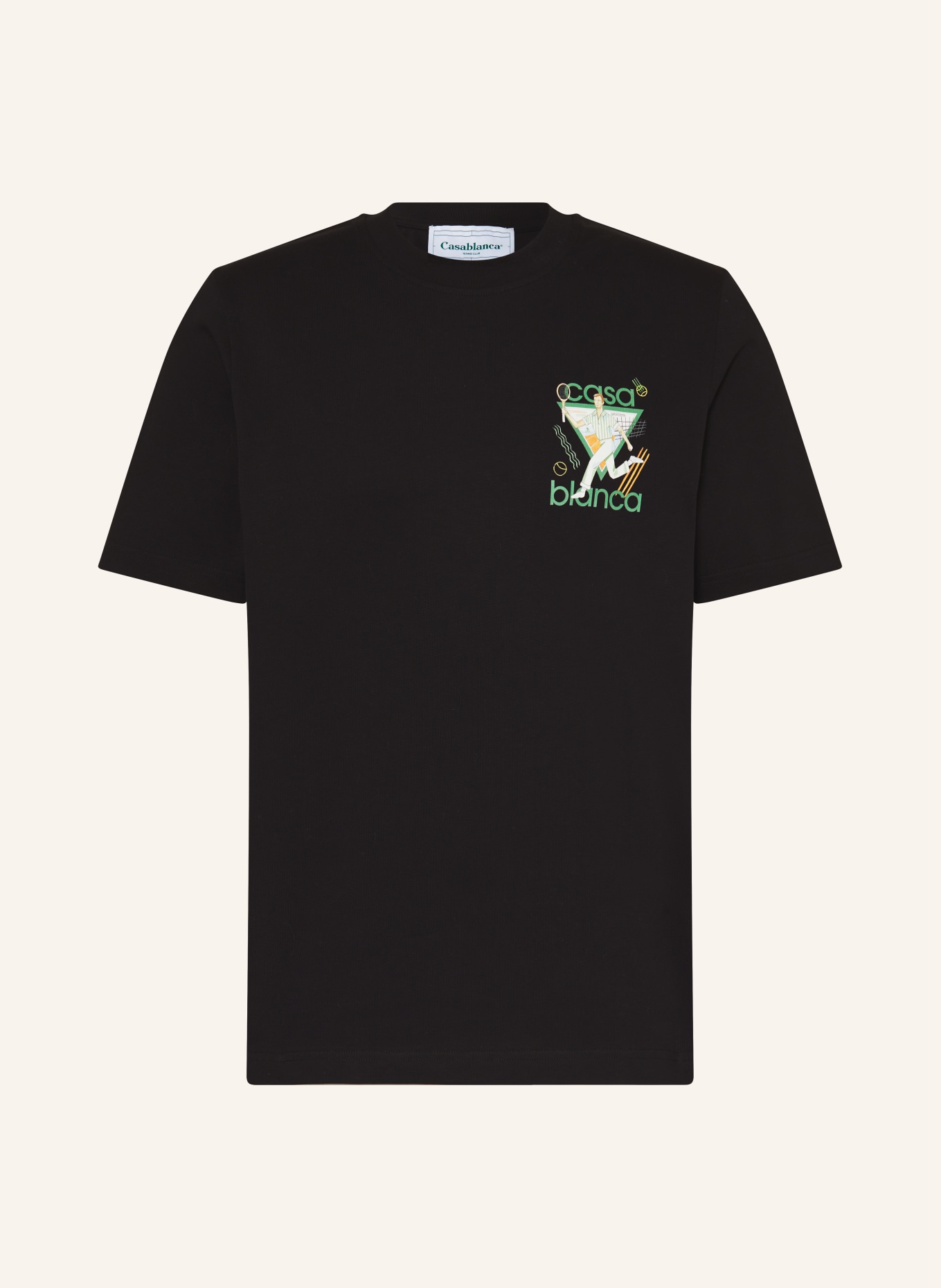 Casablanca T-shirt, Color: BLACK (Image 1)