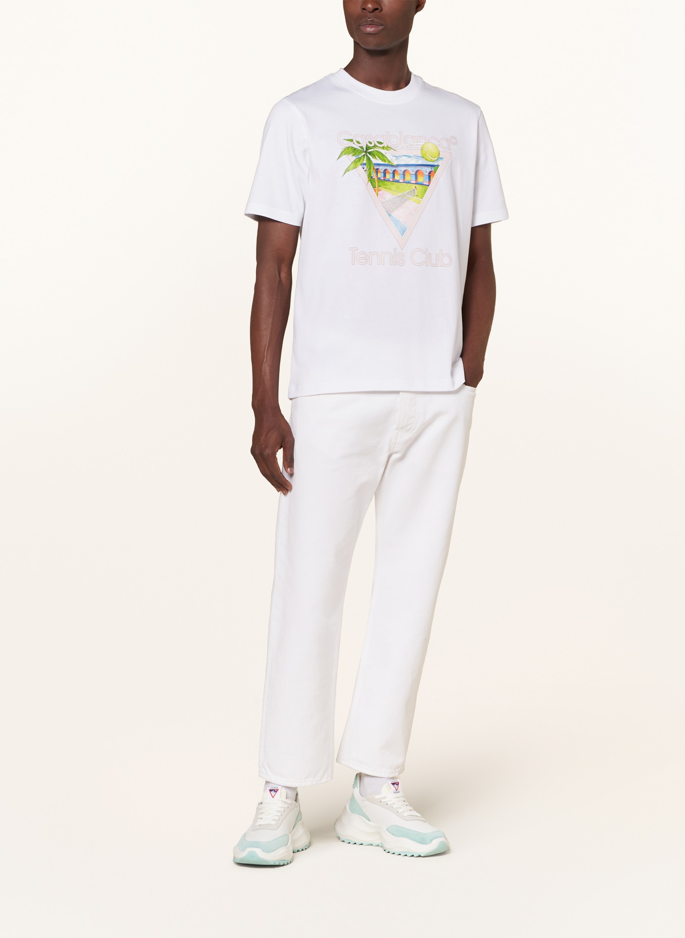 Casablanca T-shirt, Color: WHITE (Image 2)
