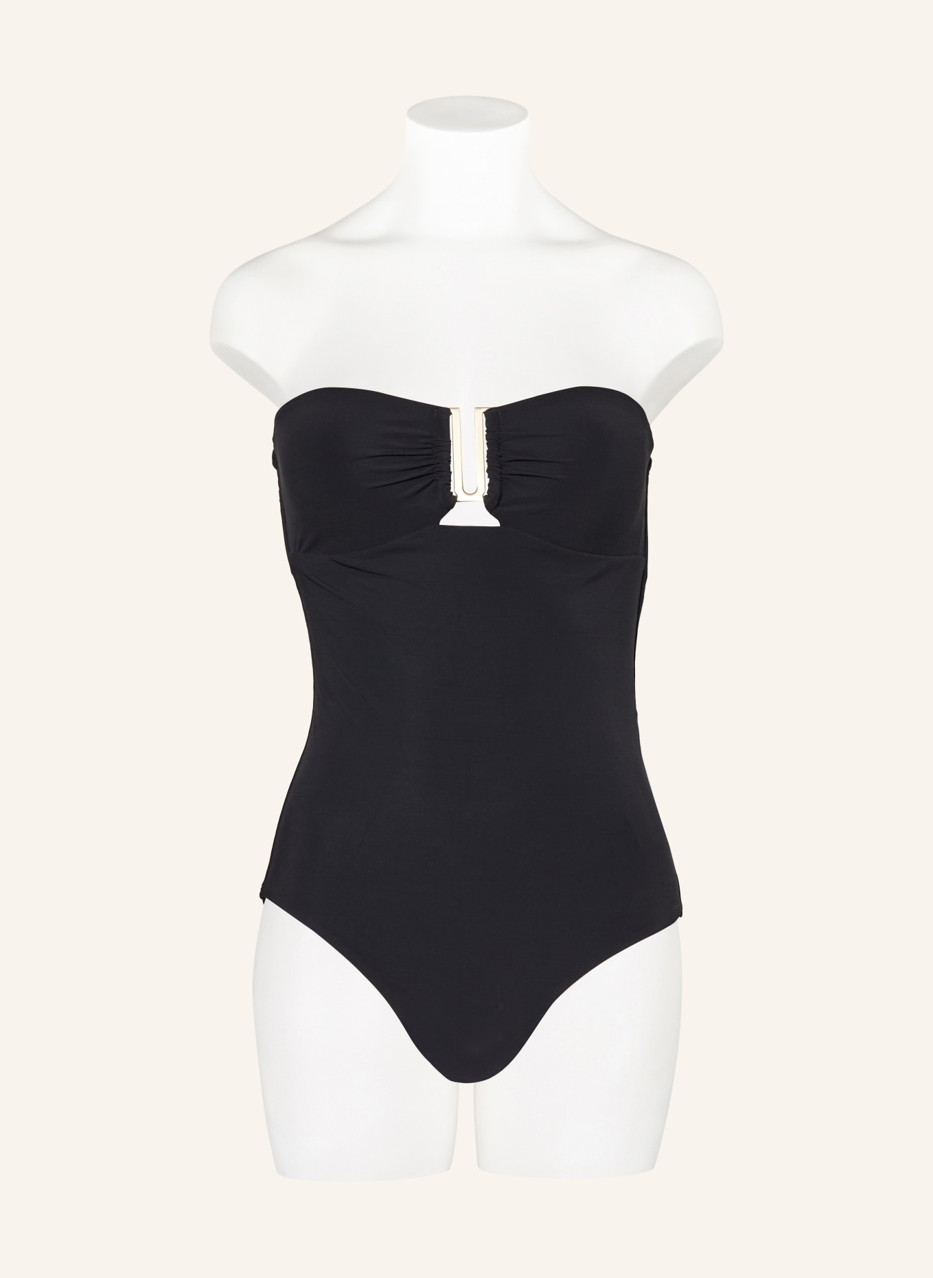 JETS Australia Bandeau swimsuit JETSET, Color: BLACK (Image 2)