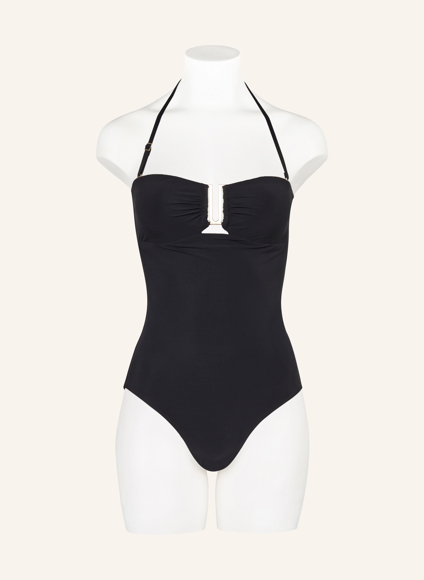 JETS Australia Bandeau swimsuit JETSET, Color: BLACK (Image 4)