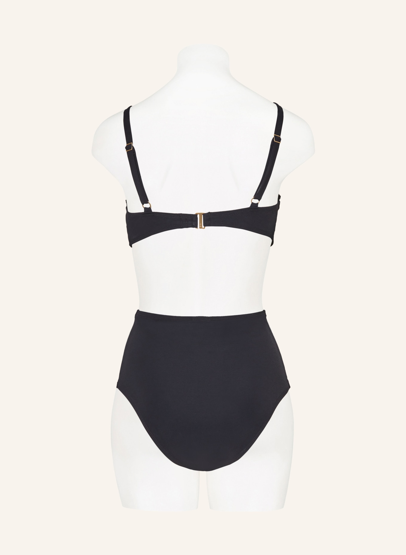 JETS Australia High waist bikini bottoms JETSET, Color: BLACK (Image 3)