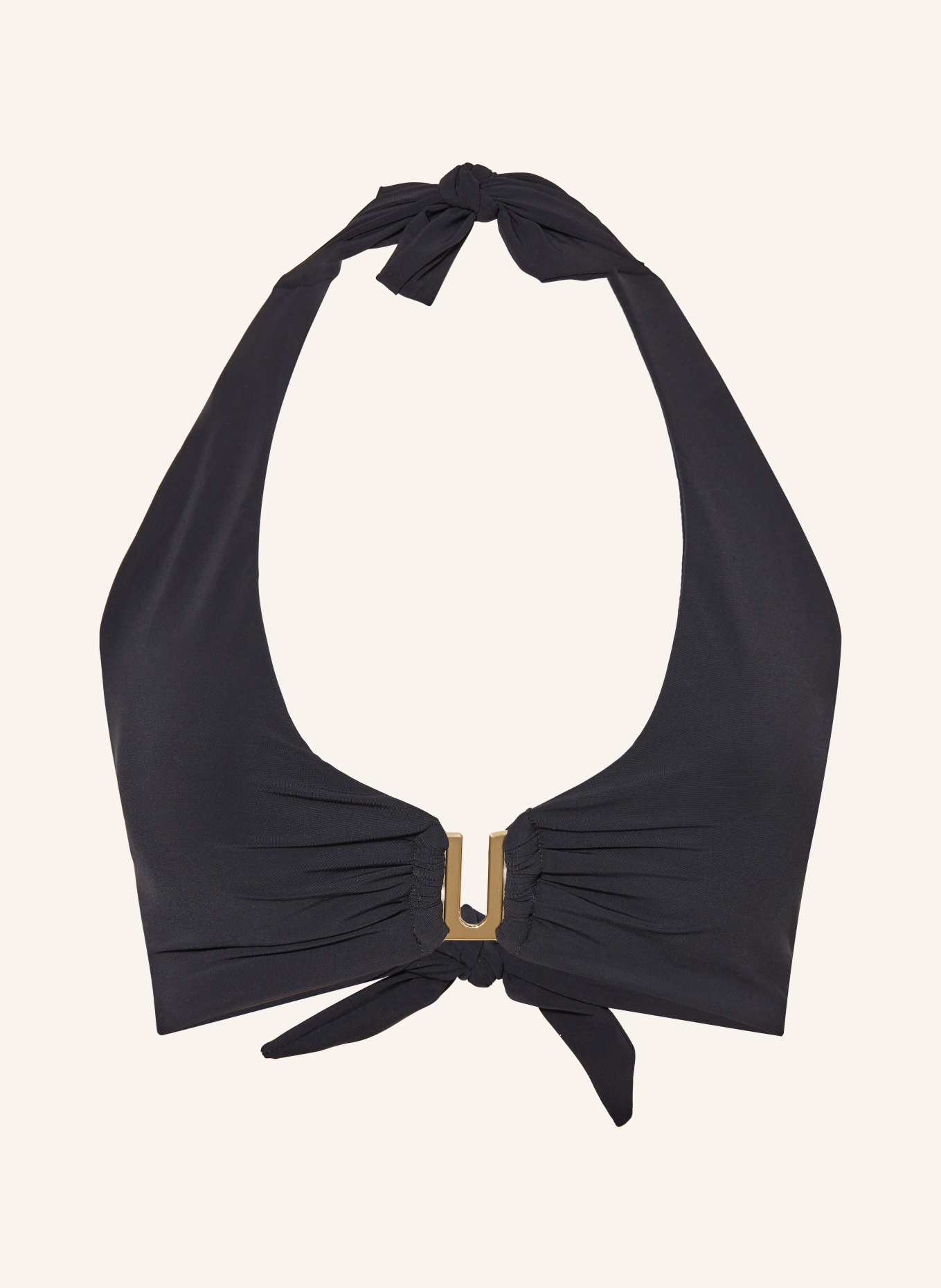 JETS Australia Halter neck bikini top JETSET, Color: BLACK (Image 1)