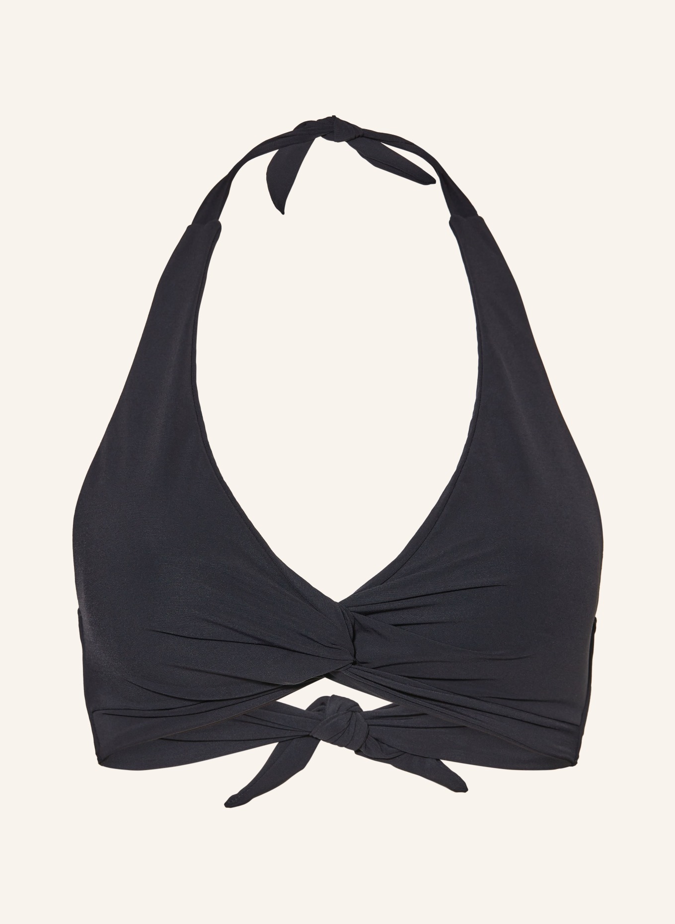 JETS Australia Halter neck bikini top VIT, Color: BLACK (Image 1)