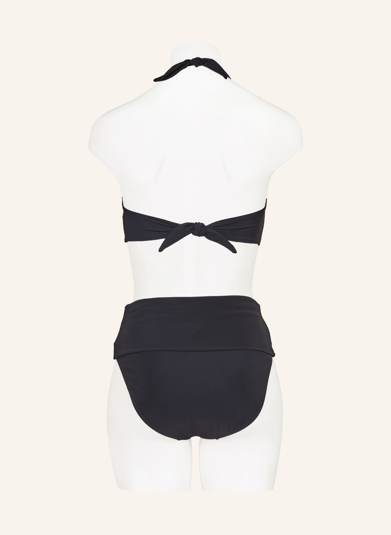 JETS Australia Halter neck bikini top VIT, Color: BLACK (Image 3)