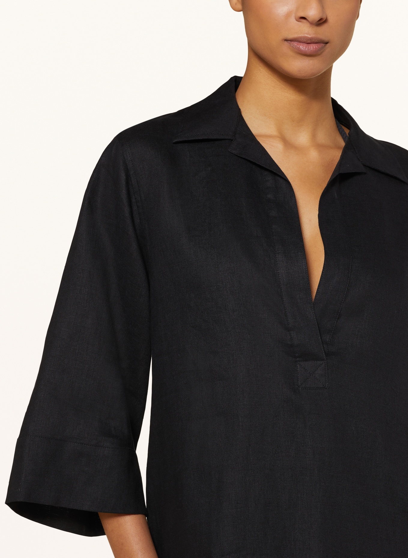 JETS Australia Linen tunic, Color: BLACK (Image 4)