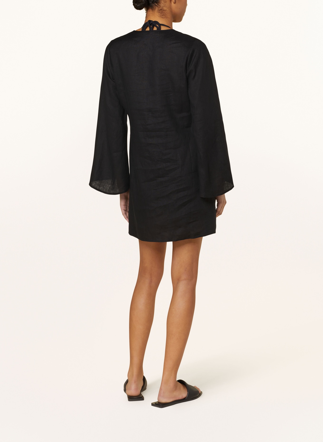 JETS Australia Linen tunic, Color: BLACK (Image 3)