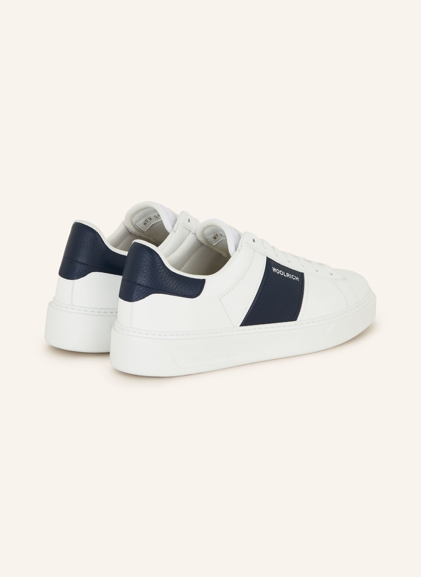 WOOLRICH Sneakers, Color: WHITE/ DARK BLUE (Image 2)