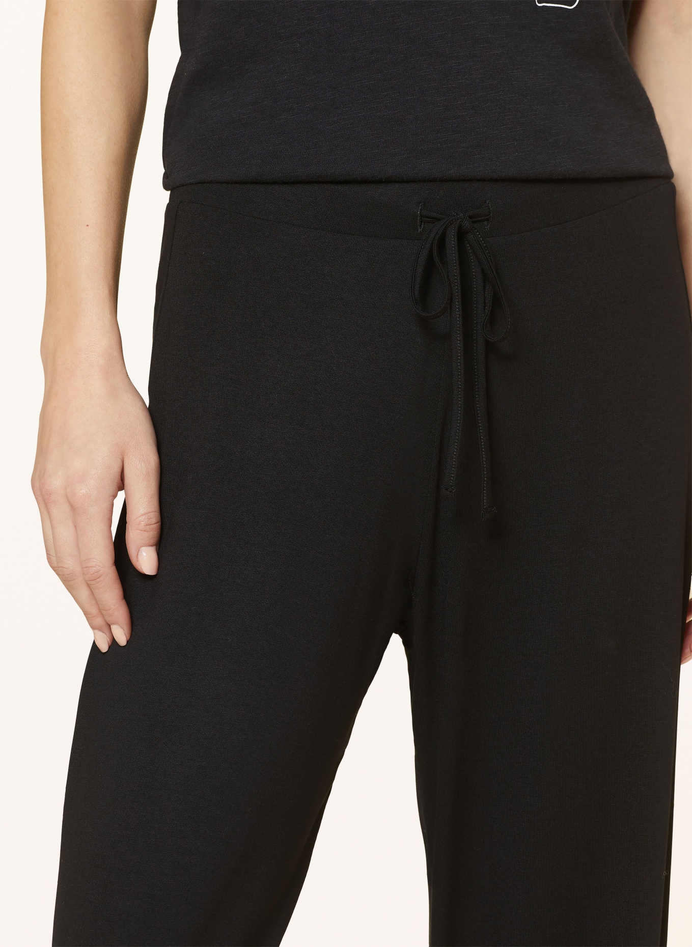 Juvia Jersey trousers IVY, Color: BLACK (Image 5)