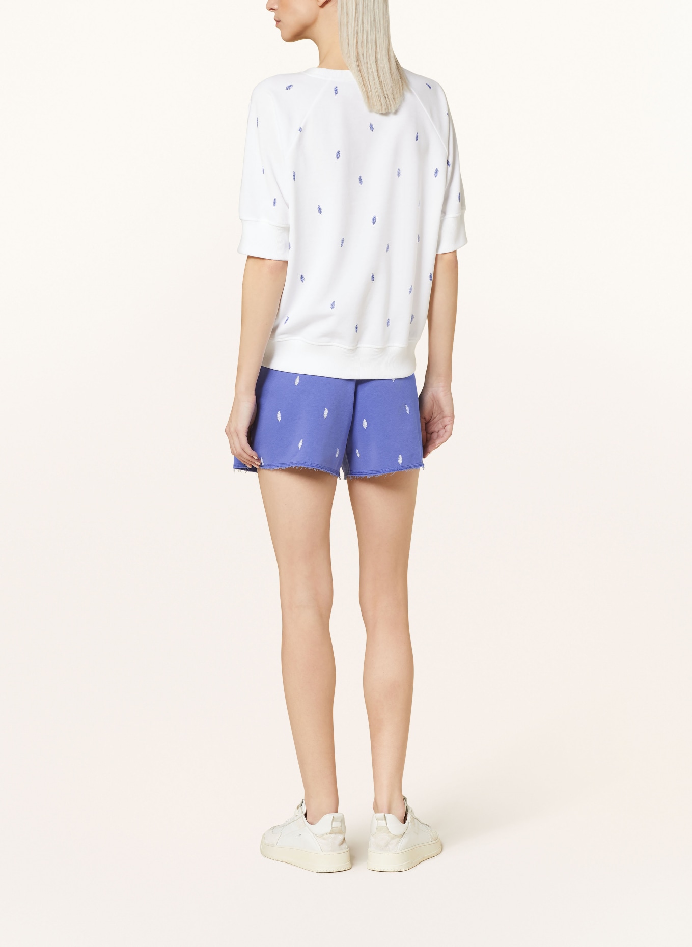 Juvia Sweatshirt MICHAELA, Color: WHITE/ BLUE (Image 3)
