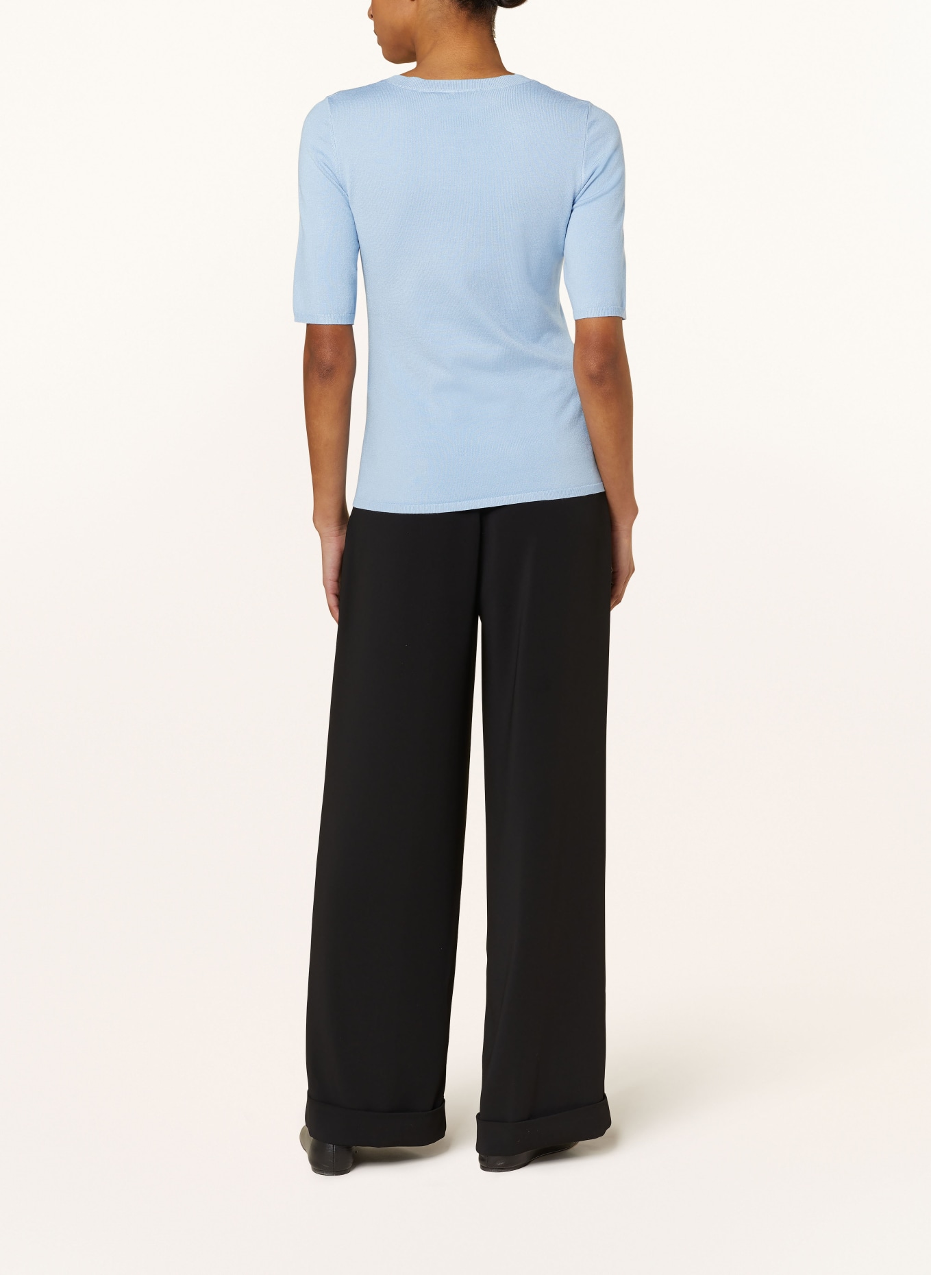 MARC AUREL Knit shirt, Color: LIGHT BLUE (Image 3)