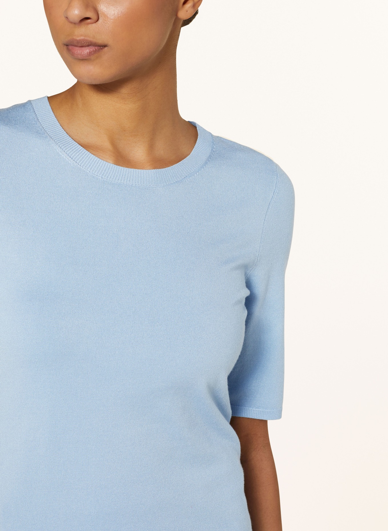 MARC AUREL Knit shirt, Color: LIGHT BLUE (Image 4)