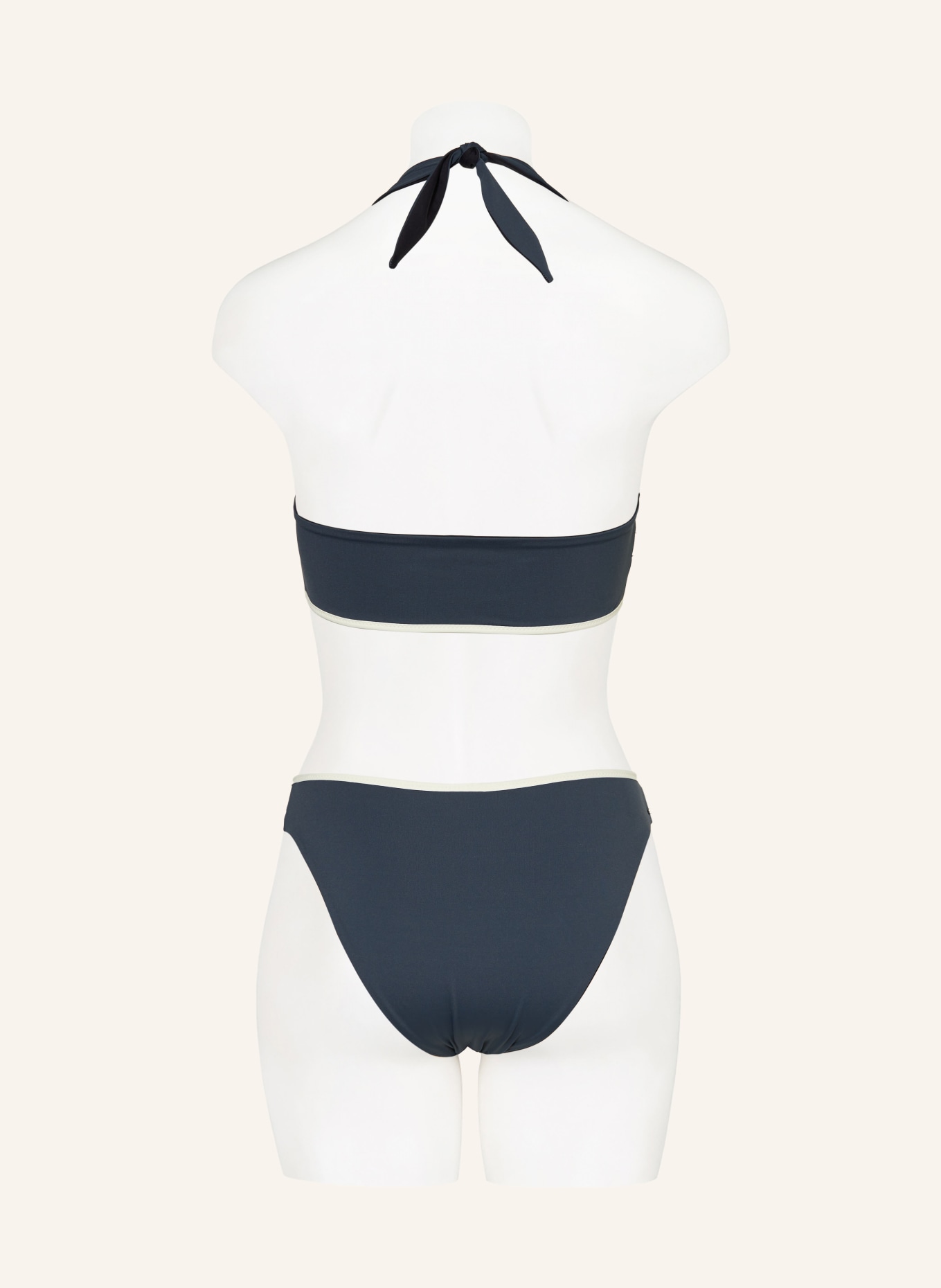 MYMARINI Halter neck bikini top HOLIDAY reversible, Color: GRAY (Image 3)