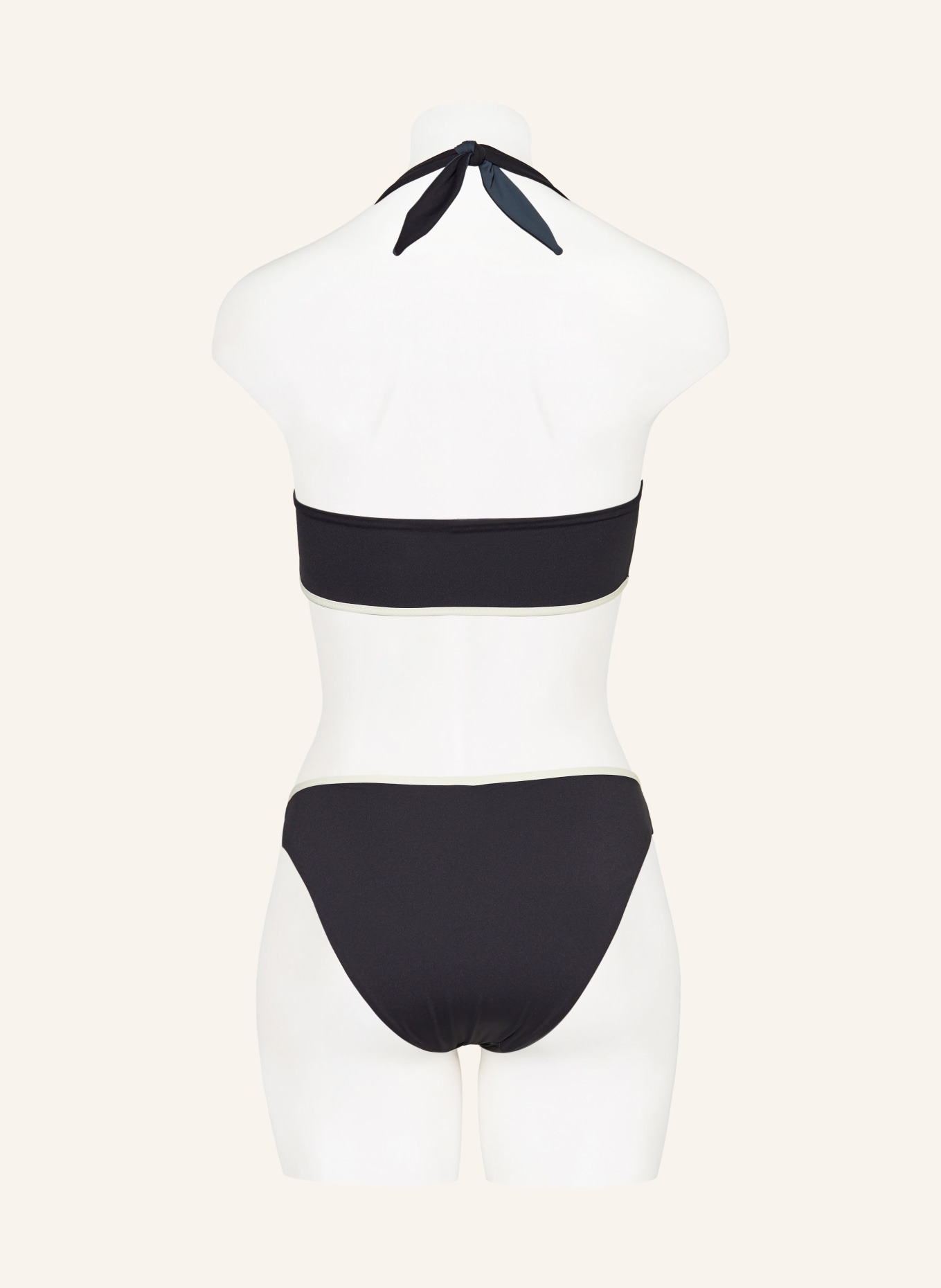 MYMARINI Halter neck bikini top HOLIDAY reversible, Color: GRAY (Image 5)