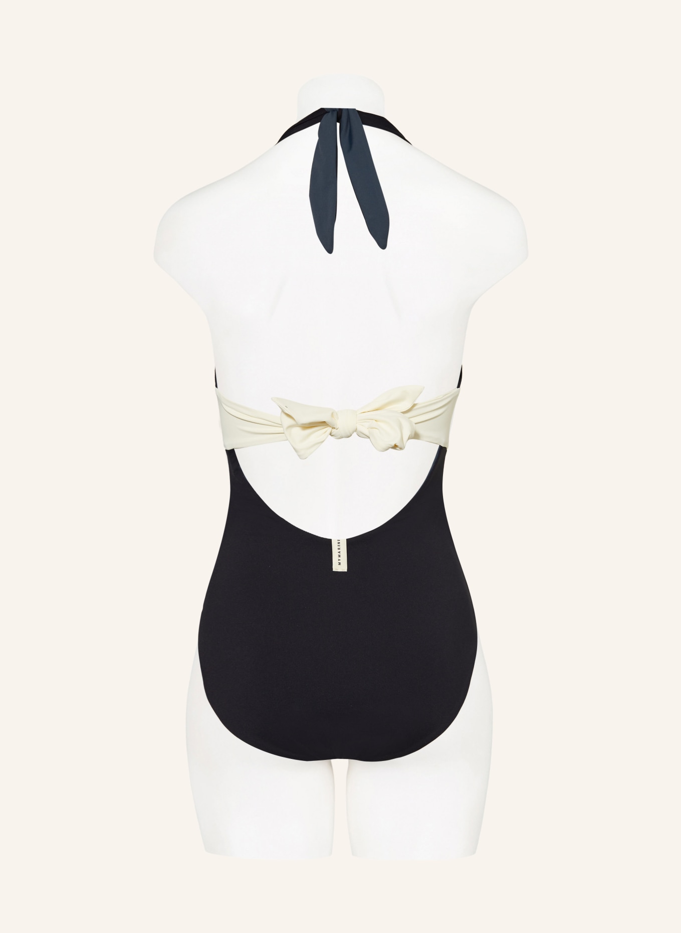 MYMARINI Swimsuit WONDERBODY reversible, Color: GRAY/ WHITE (Image 5)