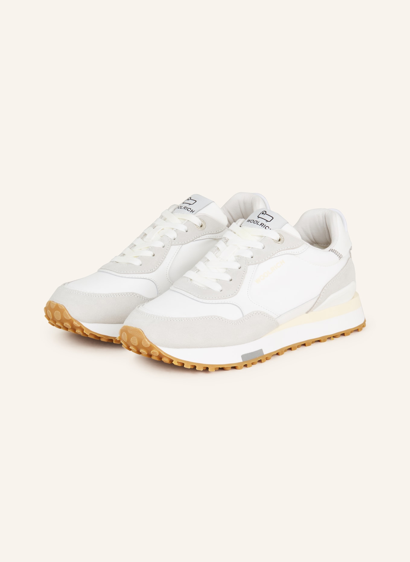WOOLRICH Sneakers RUNNER, Color: WHITE/ GRAY (Image 1)