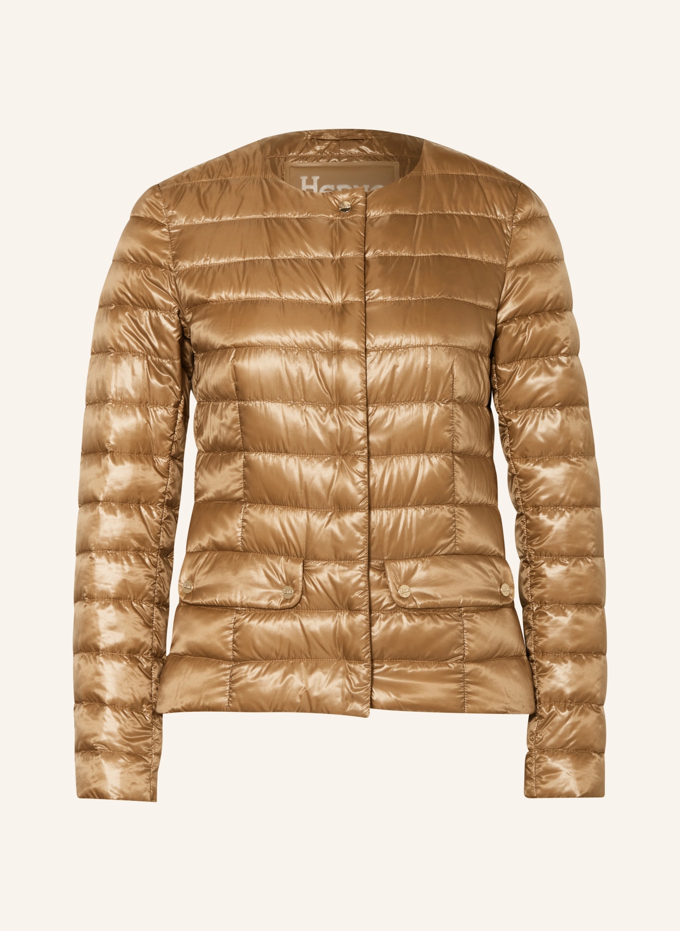 HERNO Lightweight down jacket, Color: CAMEL (Image 1)
