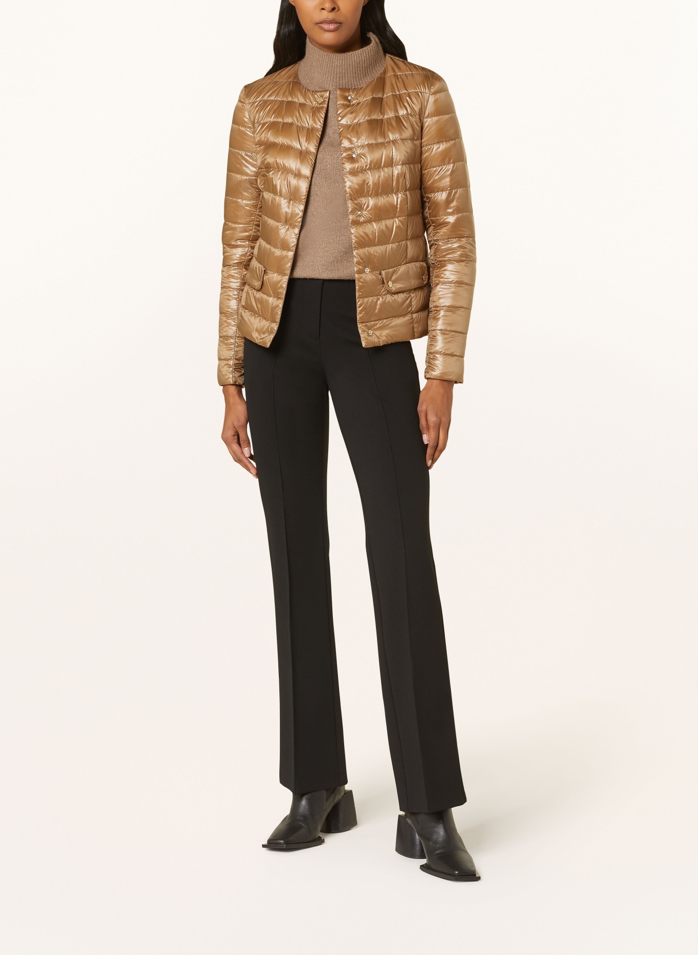 HERNO Lightweight down jacket in camel