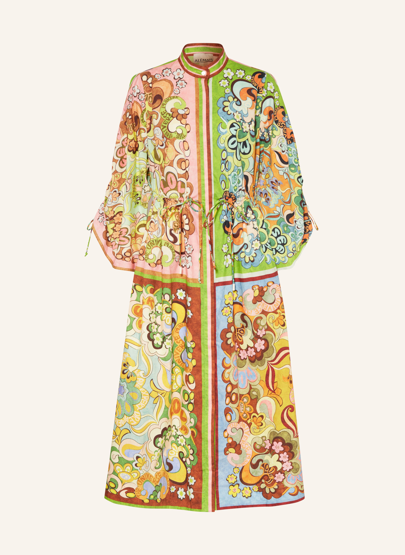 ALÉMAIS Sukienka koszulowa DREAMER, Kolor: ZIELONY/ NIEBIESKI/ RÓŻOWY (Obrazek 1)