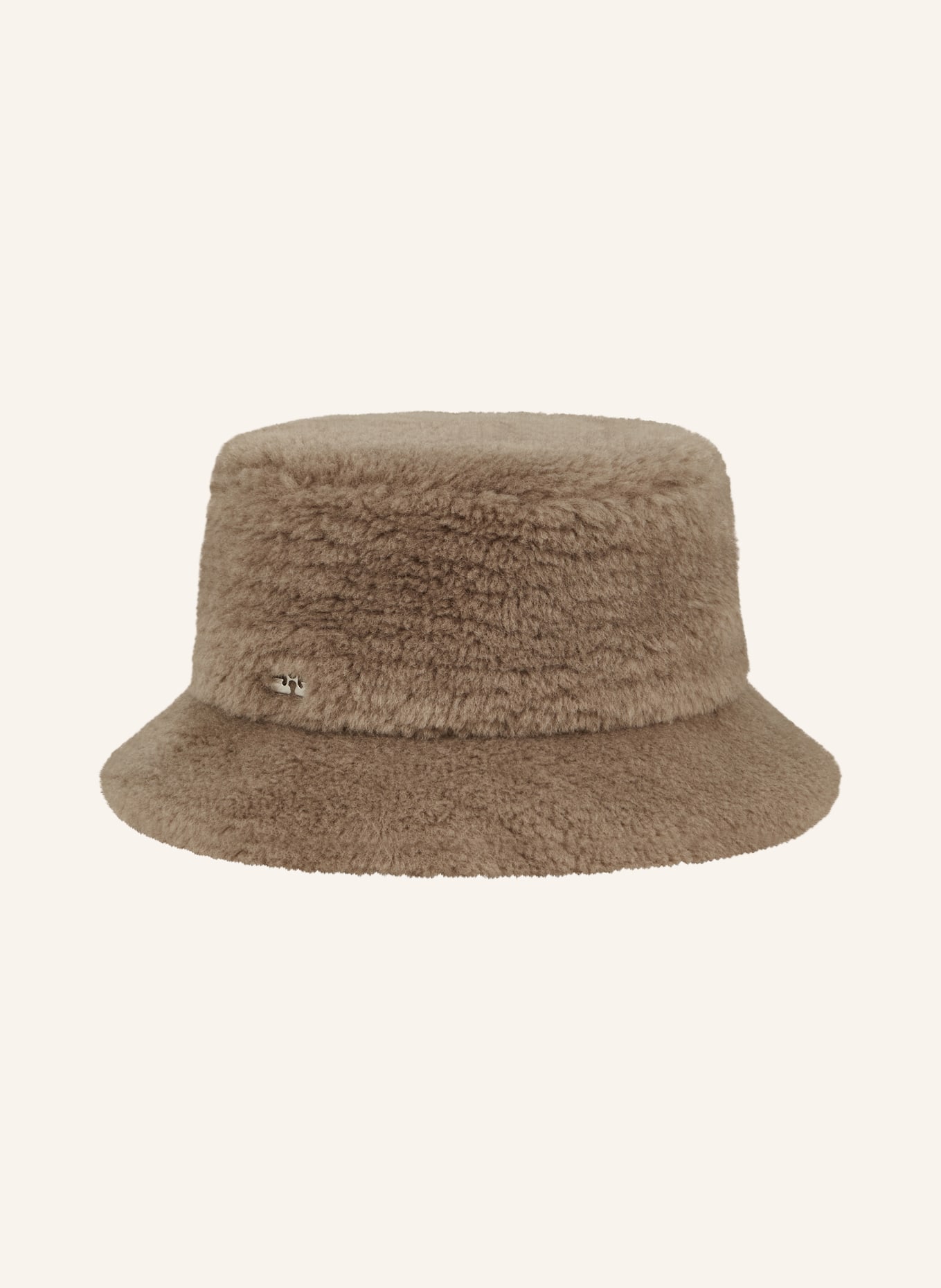 GANNI Bucket-Hat aus Kunstfell, Farbe: GRAU (Bild 2)