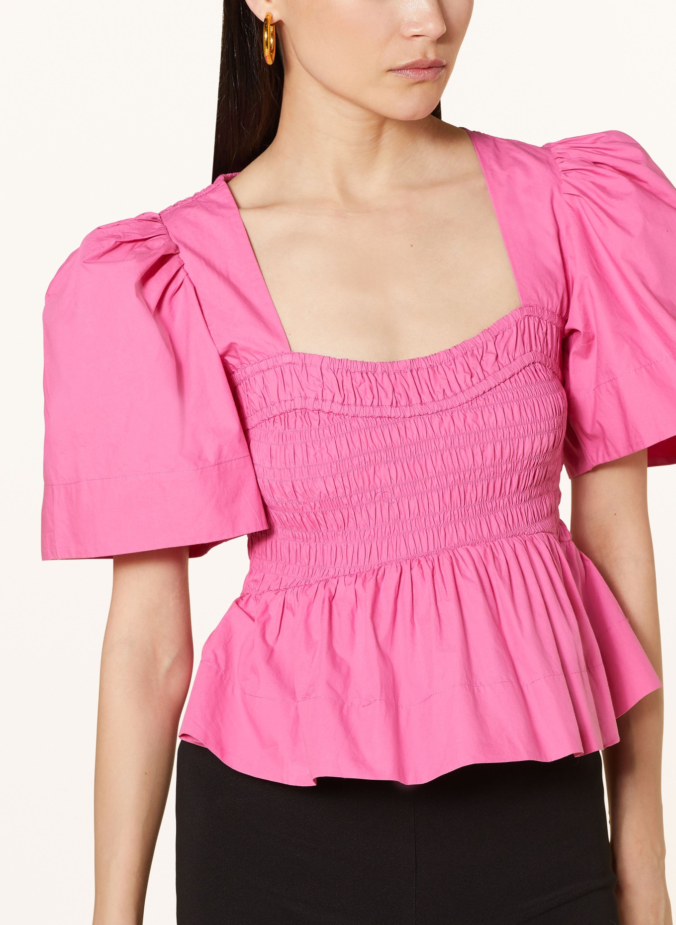 GANNI Shirt blouse, Color: PINK (Image 4)