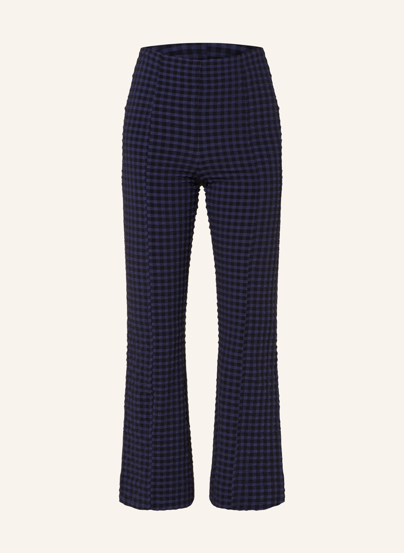 GANNI Bootcut trousers, Color: BLUE/ DARK BLUE (Image 1)