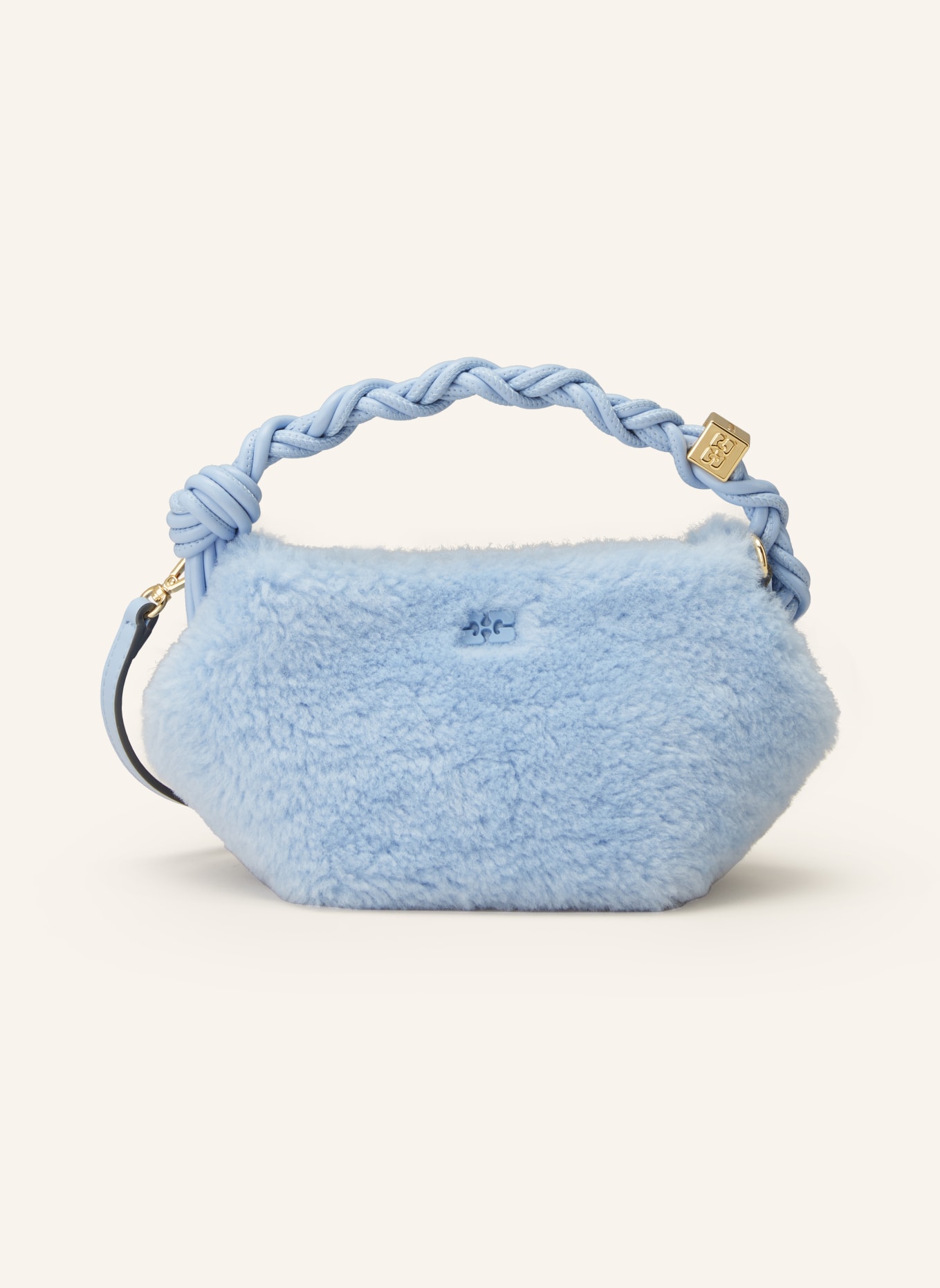 GANNI Handbag BOU BAG MINI, Color: LIGHT BLUE (Image 1)
