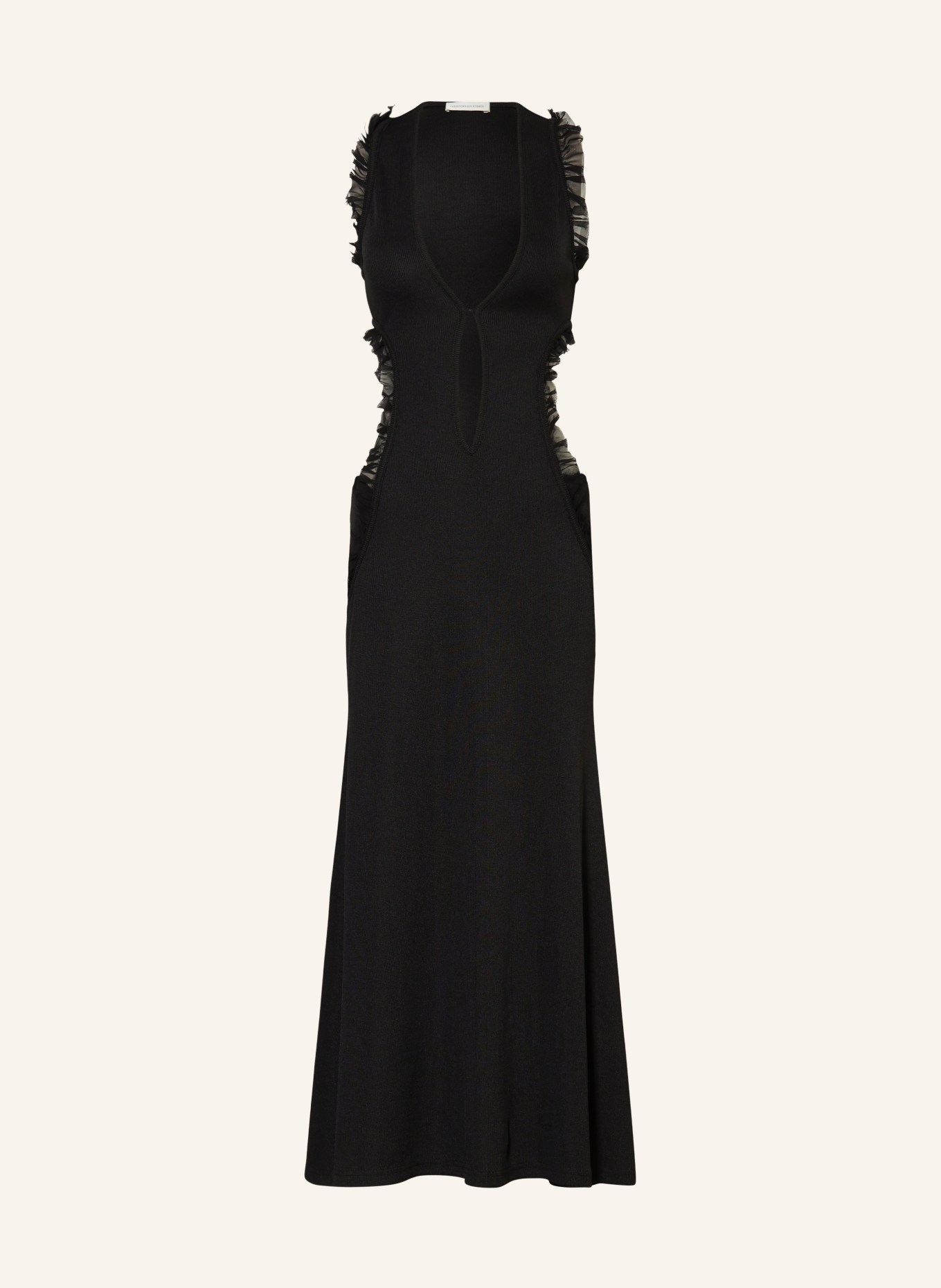 CHRISTOPHER ESBER Jersey dress CARINA with cut-outs, Color: BLACK (Image 1)