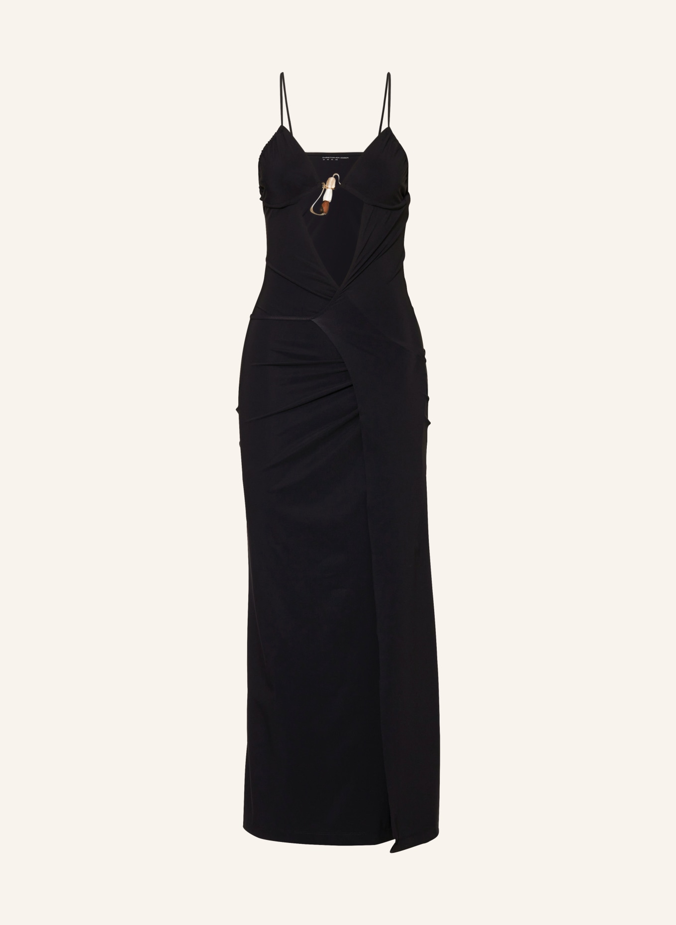 CHRISTOPHER ESBER Dress NEBULAR in wrap look, Color: BLACK (Image 1)