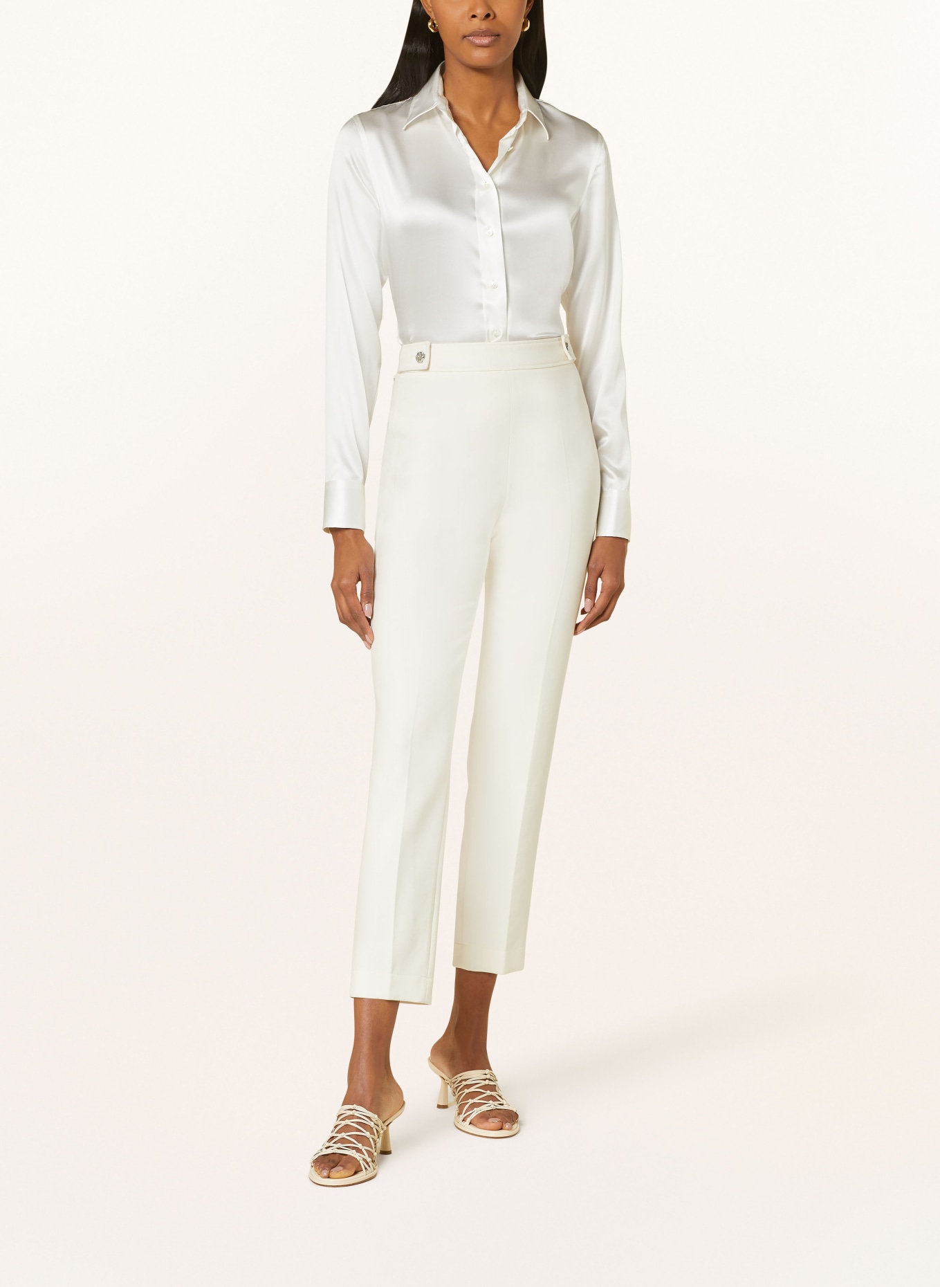 van Laack Shirt blouse LOAS-KO in silk, Color: WHITE (Image 2)