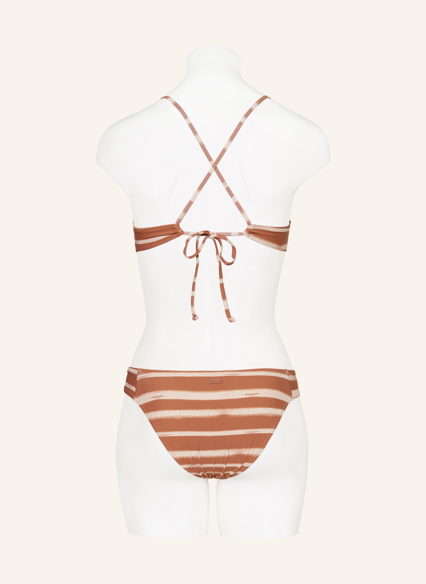 ROXY Bralette-Bikini-Top PRINTED BEACH CLASSICS, Farbe: DUNKELORANGE (Bild 3)