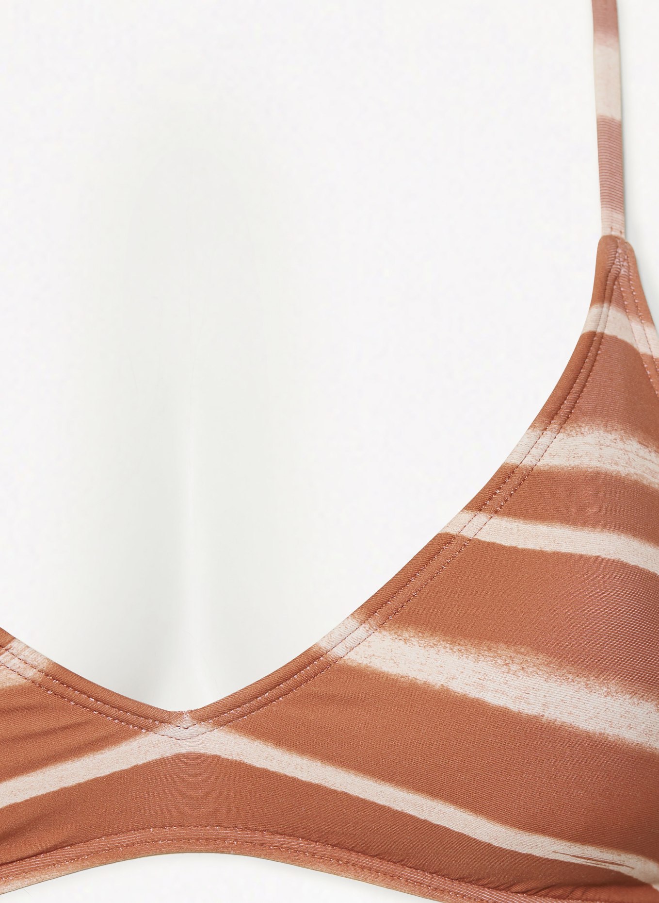 ROXY Bralette bikini top PRINTED BEACH CLASSICS, Color: DARK ORANGE (Image 5)