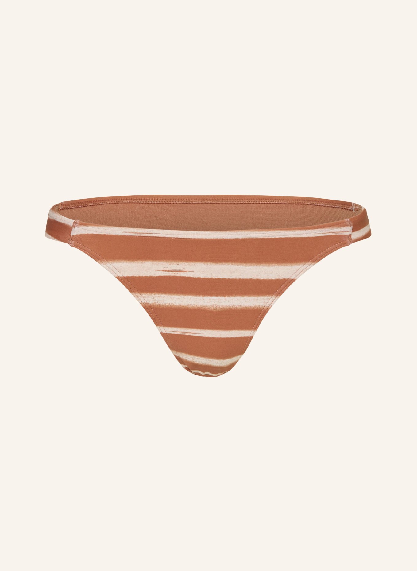 ROXY Basic bikinové kalhotky PRINTED BEACH CLASSICS, Barva: TMAVĚ ORANŽOVÁ (Obrázek 1)