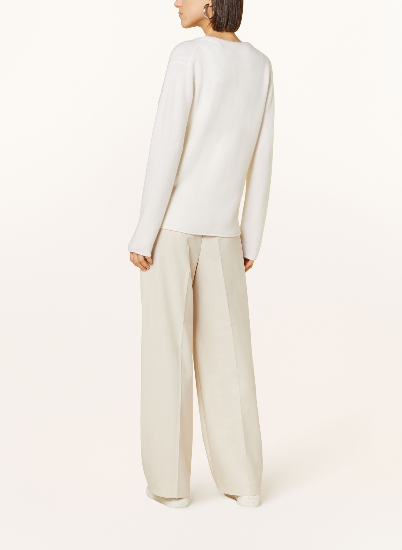 FTC CASHMERE Cashmere cardigan, Color: WHITE (Image 3)