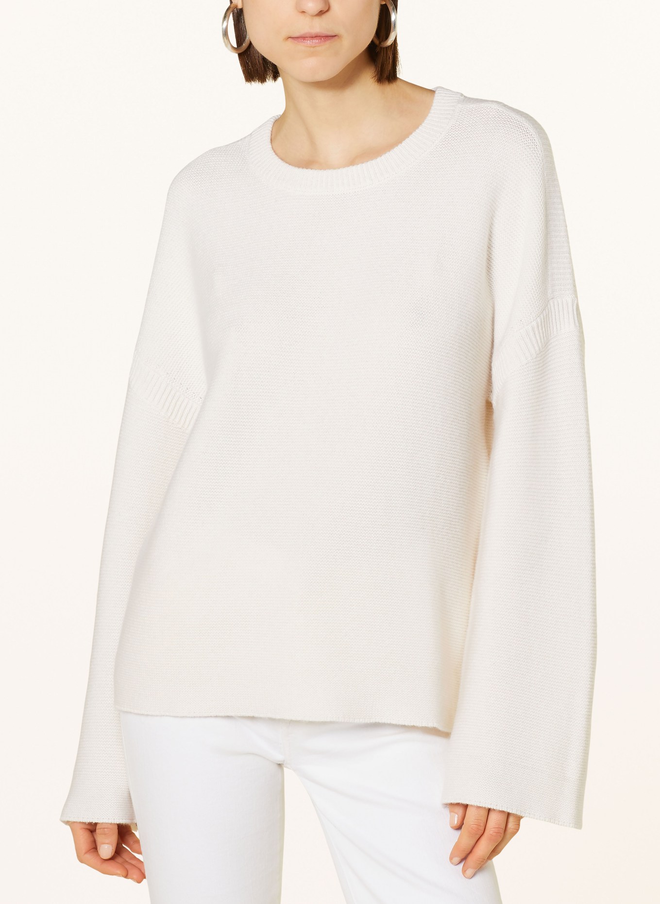 FTC CASHMERE Sweater with cashmere, Color: CREAM (Image 4)
