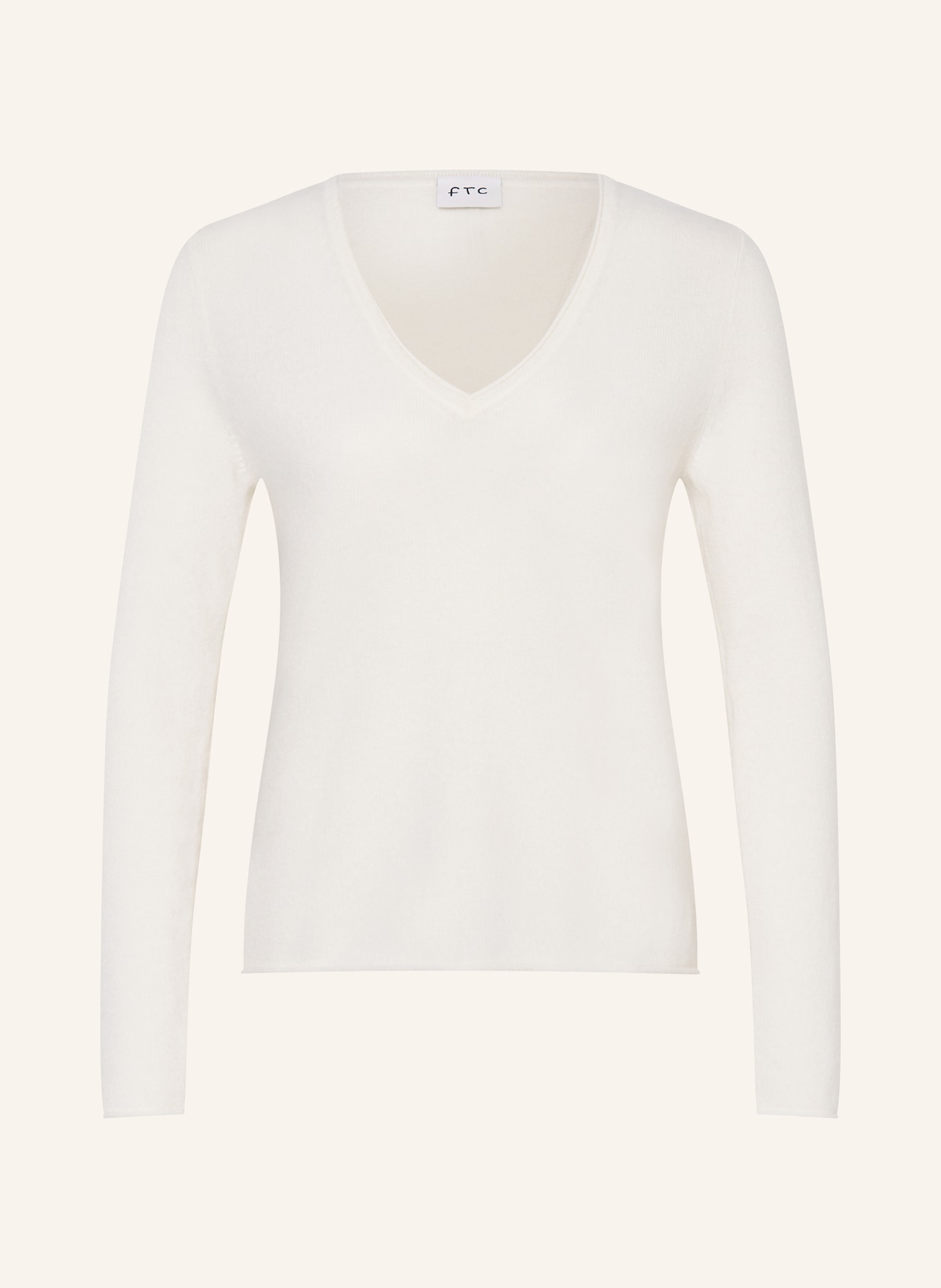 FTC CASHMERE Cashmere sweater, Color: WHITE (Image 1)