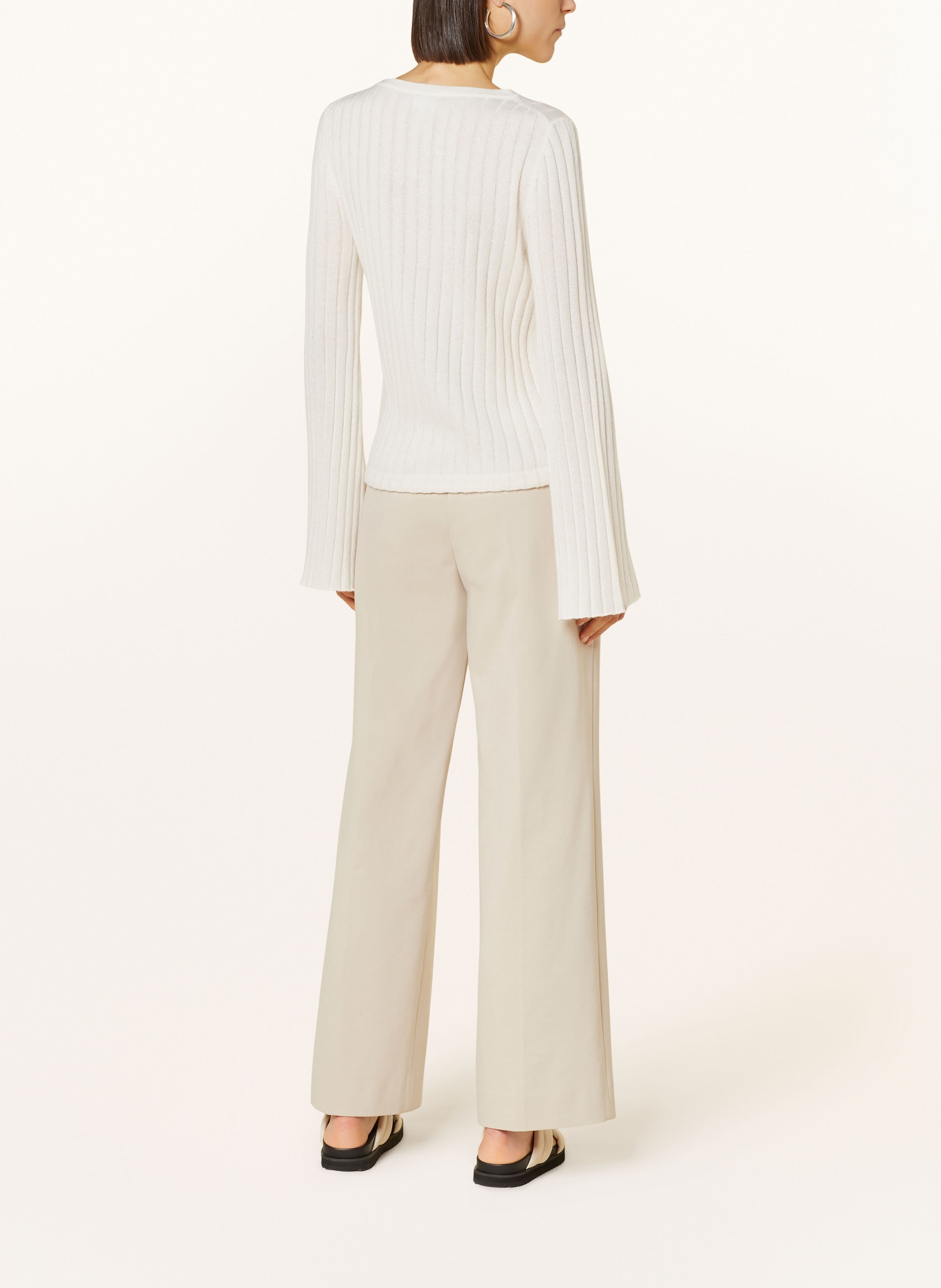 FTC CASHMERE Sweater with cashmere, Color: WHITE (Image 3)