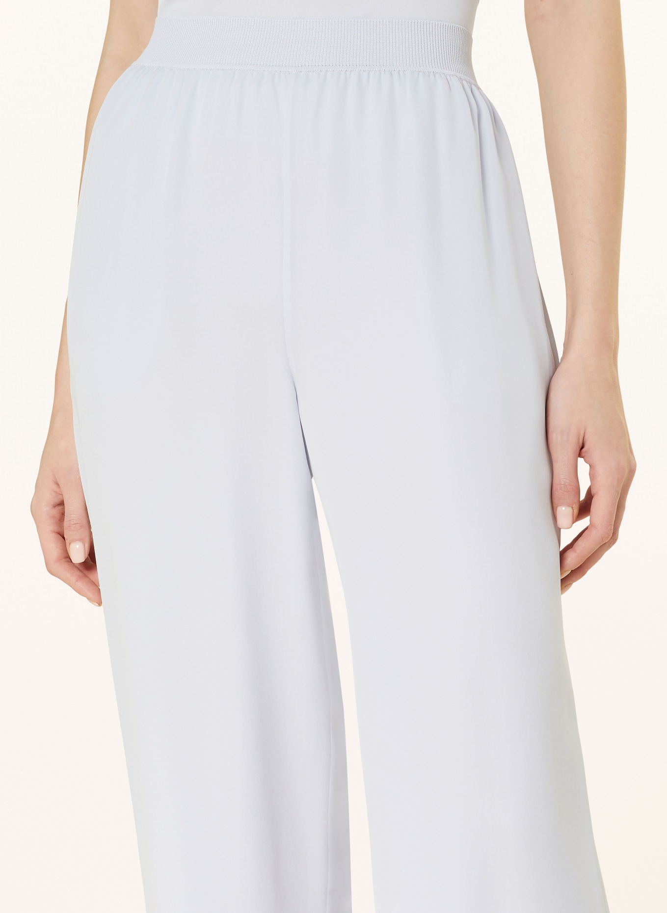 Theory Silk culottes, Color: LIGHT BLUE (Image 5)