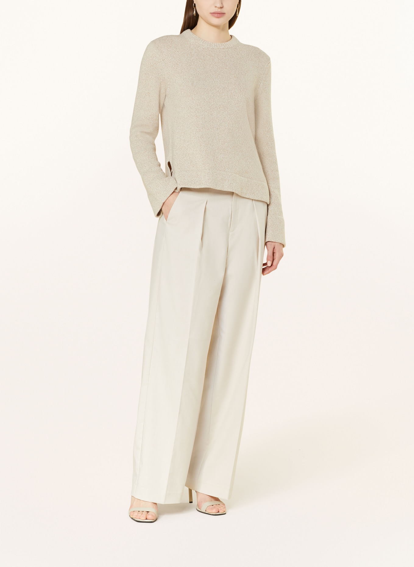 Theory Sweater, Color: BEIGE (Image 2)